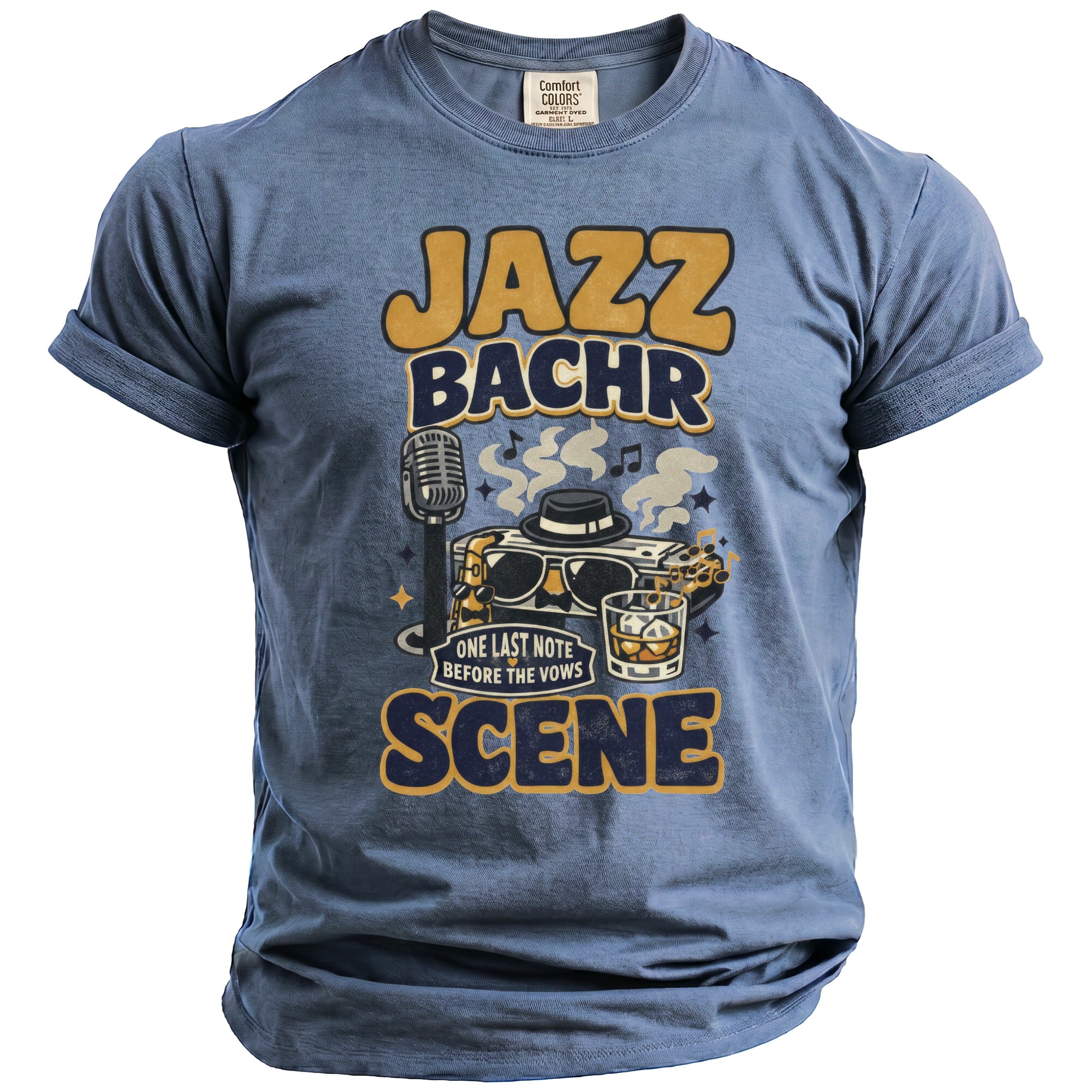 Jazz Bachr Scene T-Shirt - Midnight Gents