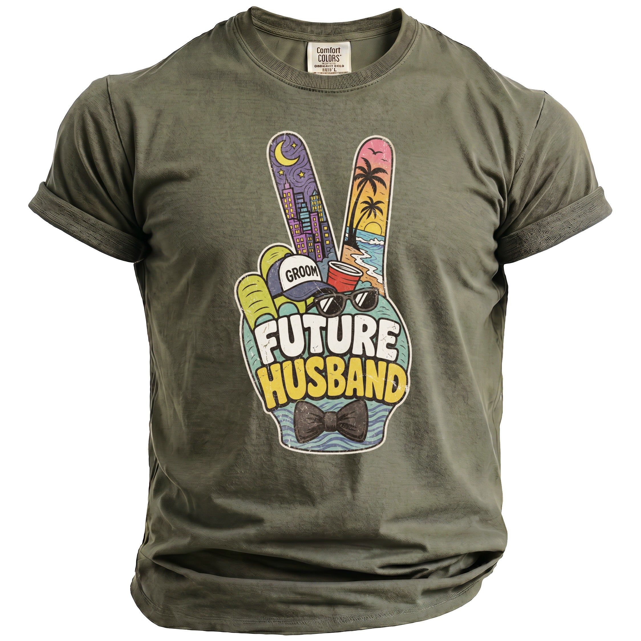 Groom Bachelor Party T-Shirt - Midnight Gents