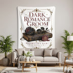 Dark Romance Groom tapestry; Maximilian's Bach, New Orleans, Winter 2026.