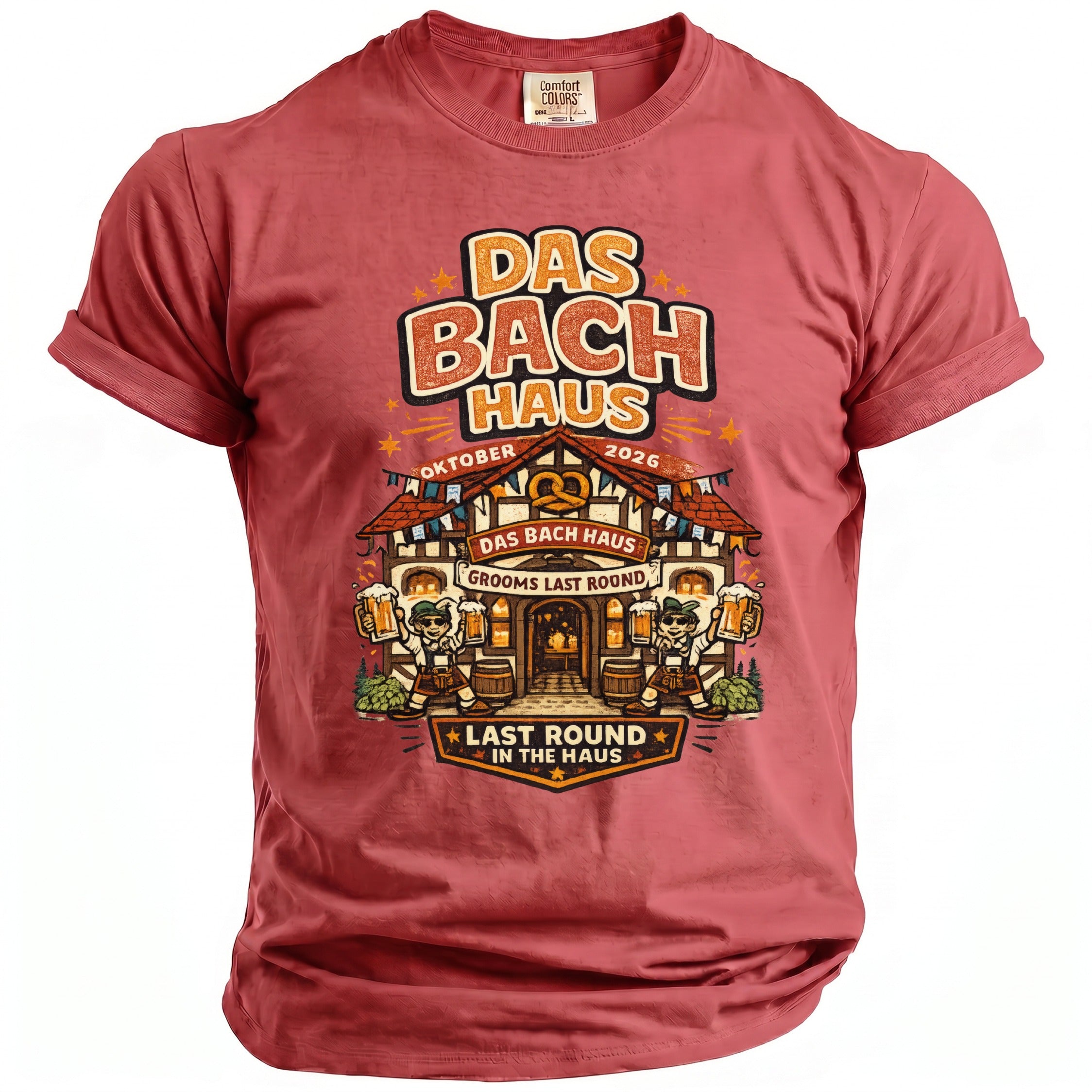 Bach Haus Bachelor Celebration T-Shirt - Midnight Gents