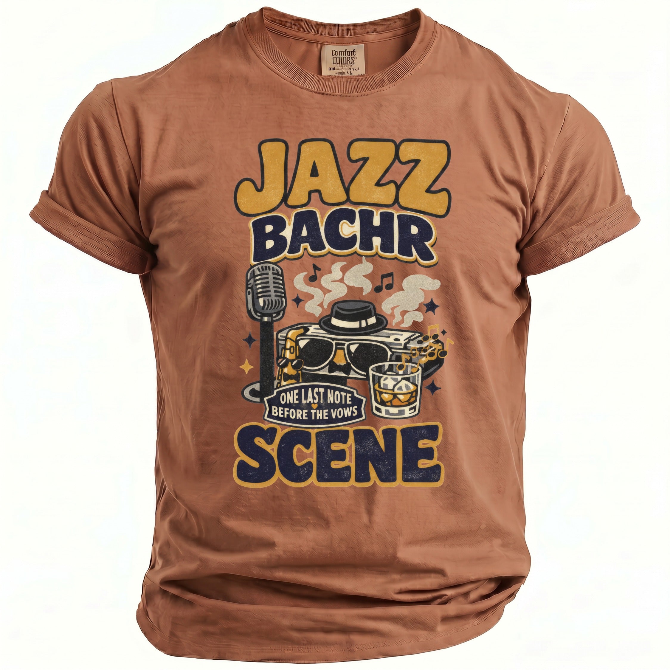 Jazz Bachr Scene T-Shirt - Midnight Gents