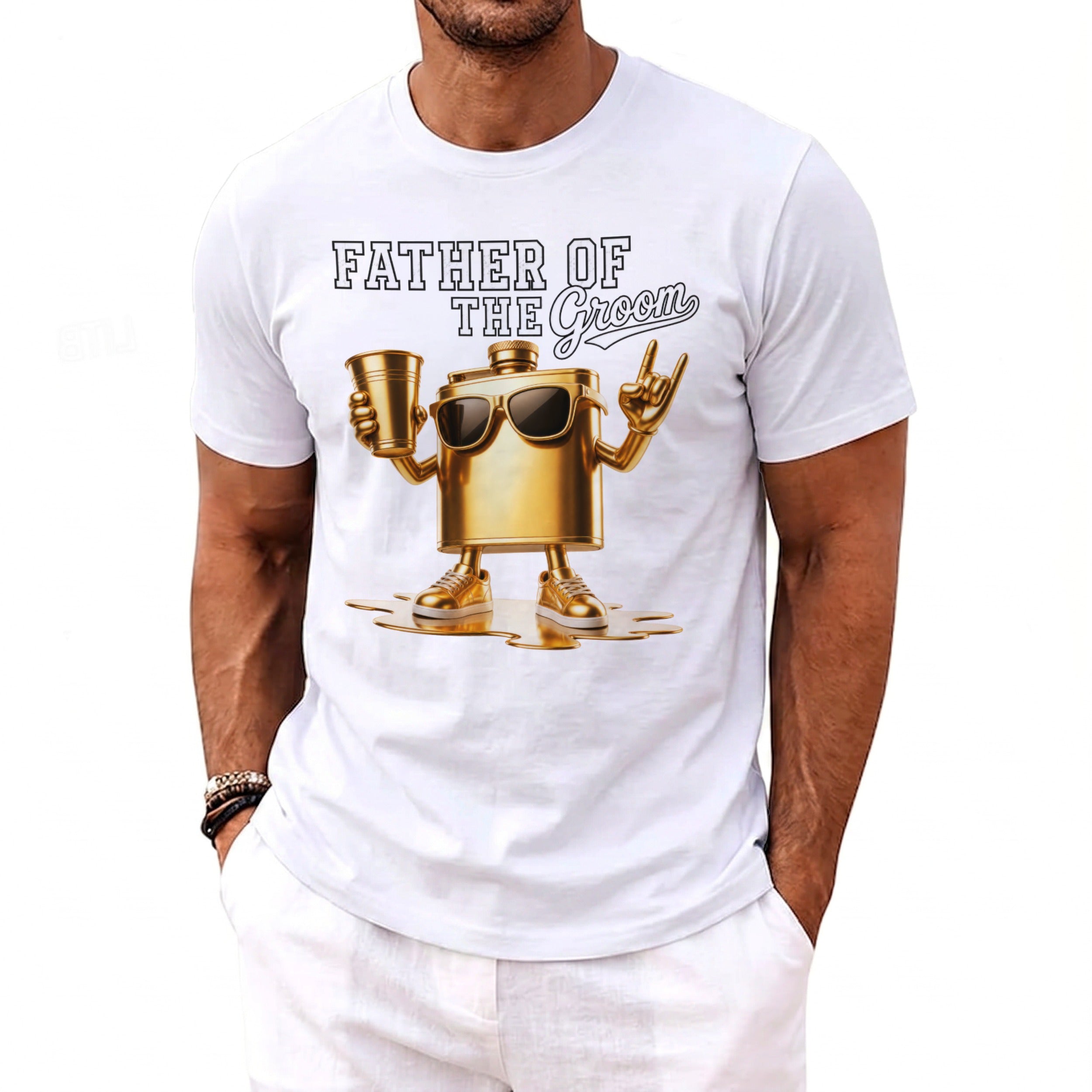 Groom's Father Party T-Shirt - Midnight Gents