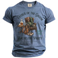 Father Groom Party Te-Shirt - Midnight Gents