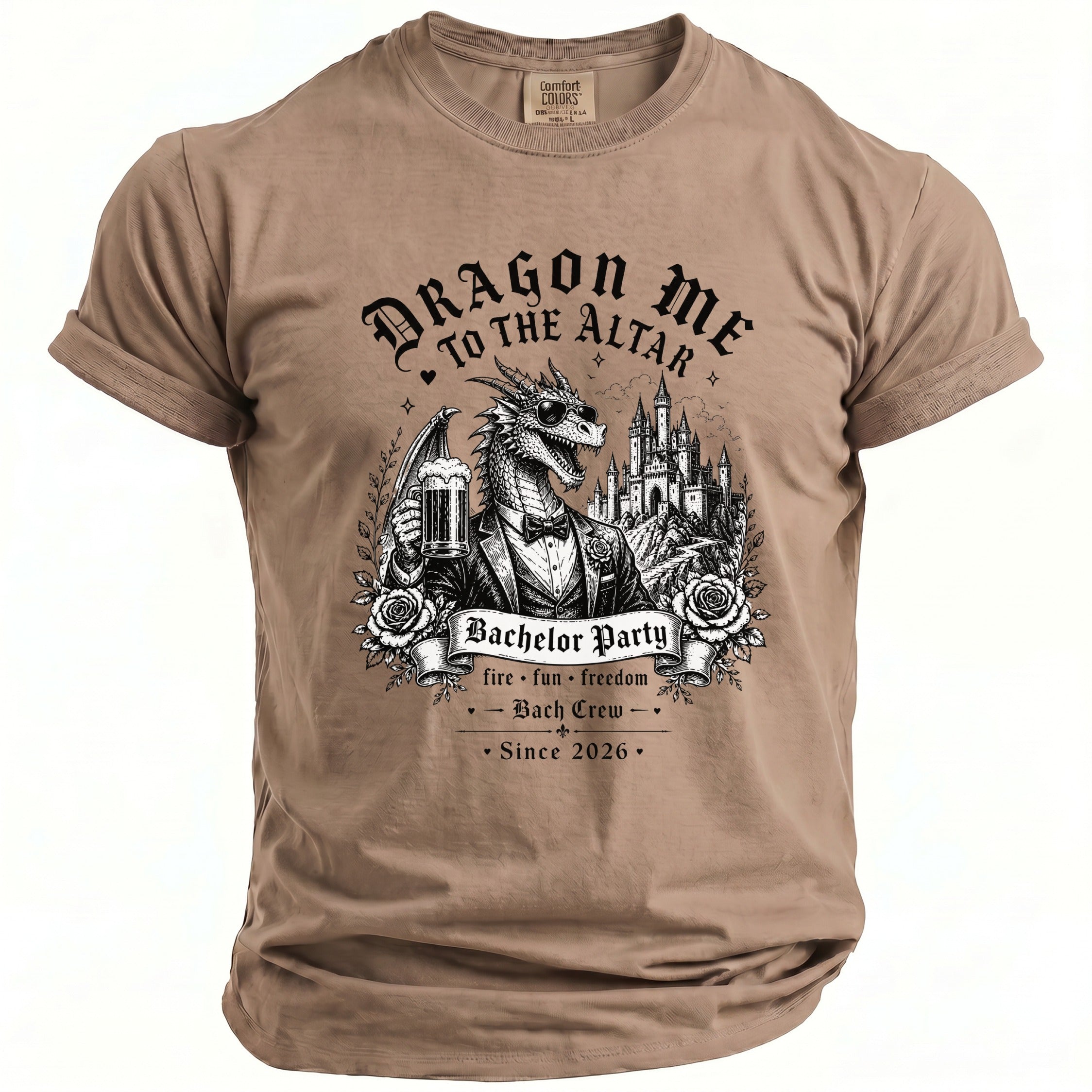 Altar Dragon Bachelor Tee - Midnight Gents