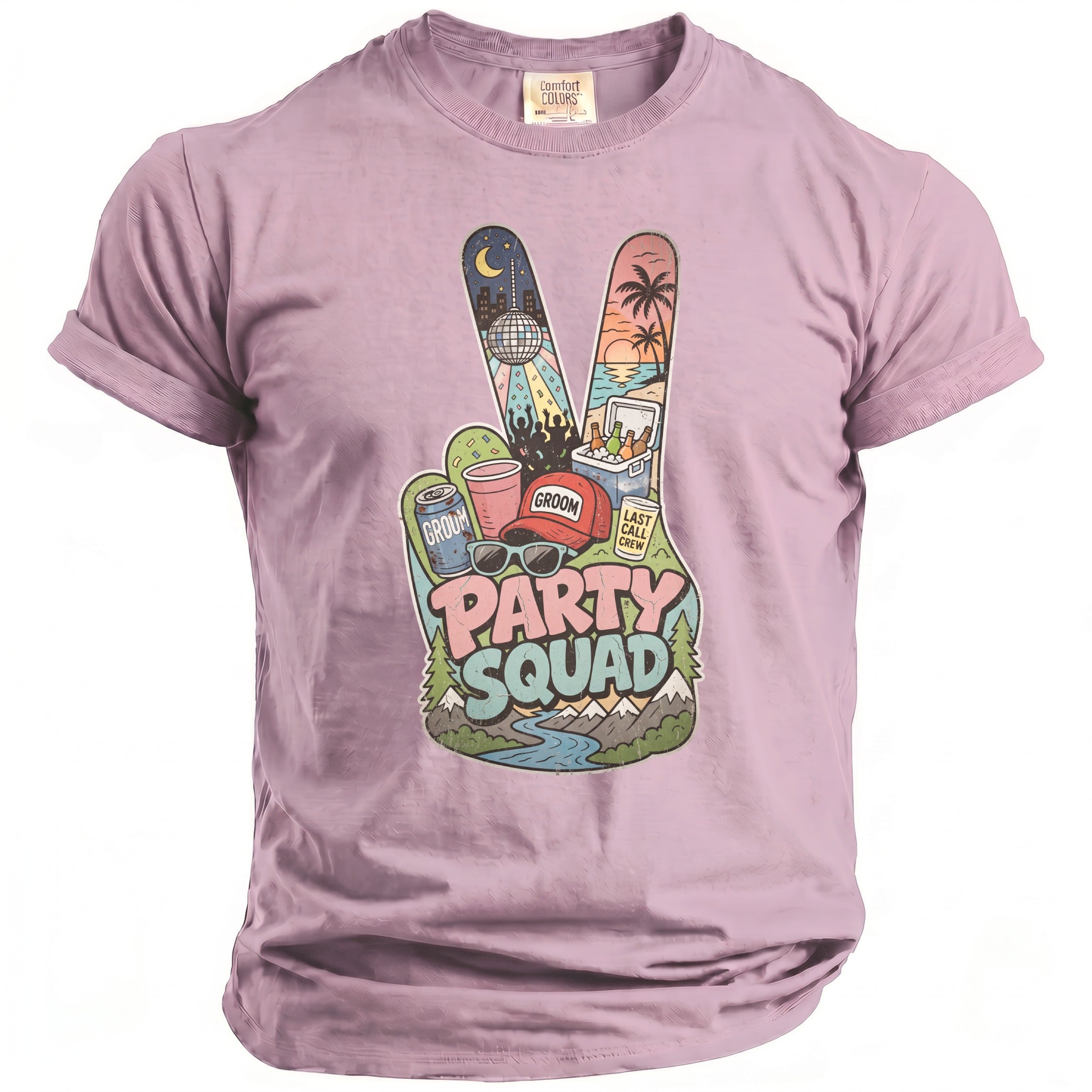 Party Squad Bachelor Groom T-Shirt - Midnight Gents