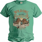T-shirt with desert landscape, cacti, and text "Wild One Free Spirit Before Forever Phoenix's Bach Sedona, AZ Summer 2026".