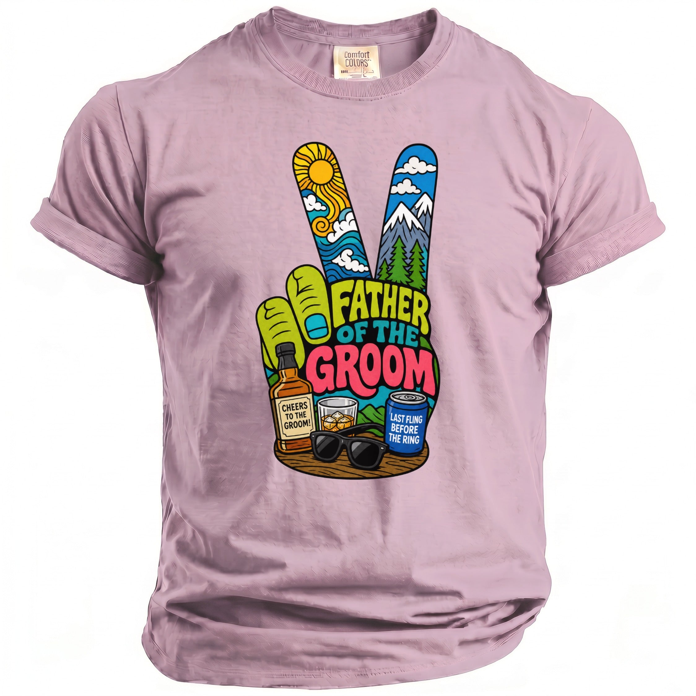 Father Groom Party T-Shirt - Midnight Gents