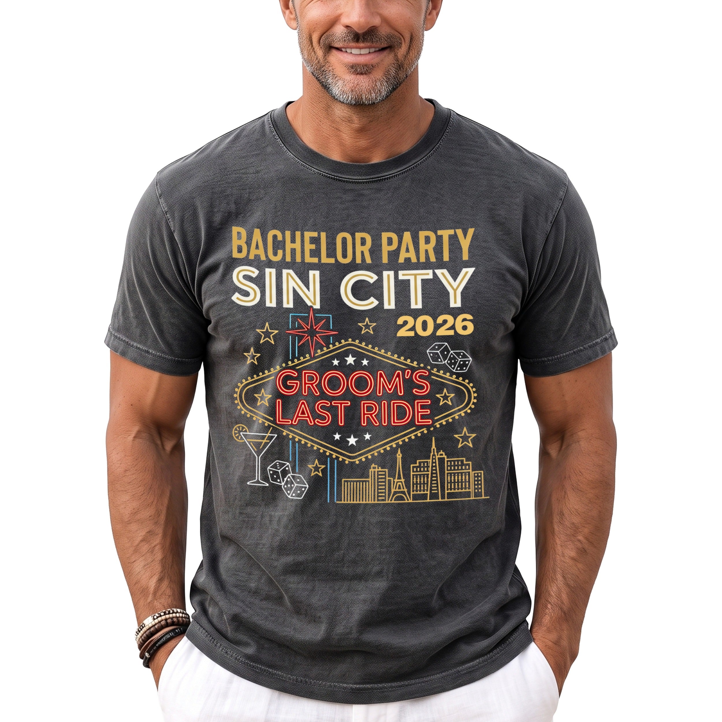 Sin City Party T-Shirt - Midnight Gents