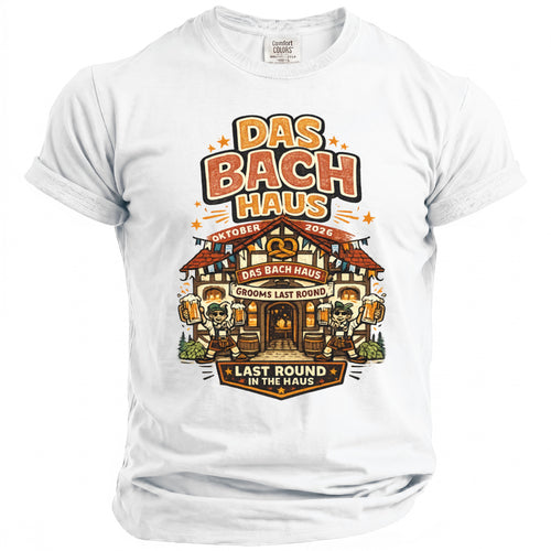 Bach Haus Bachelor Celebration T-Shirt - Midnight Gents