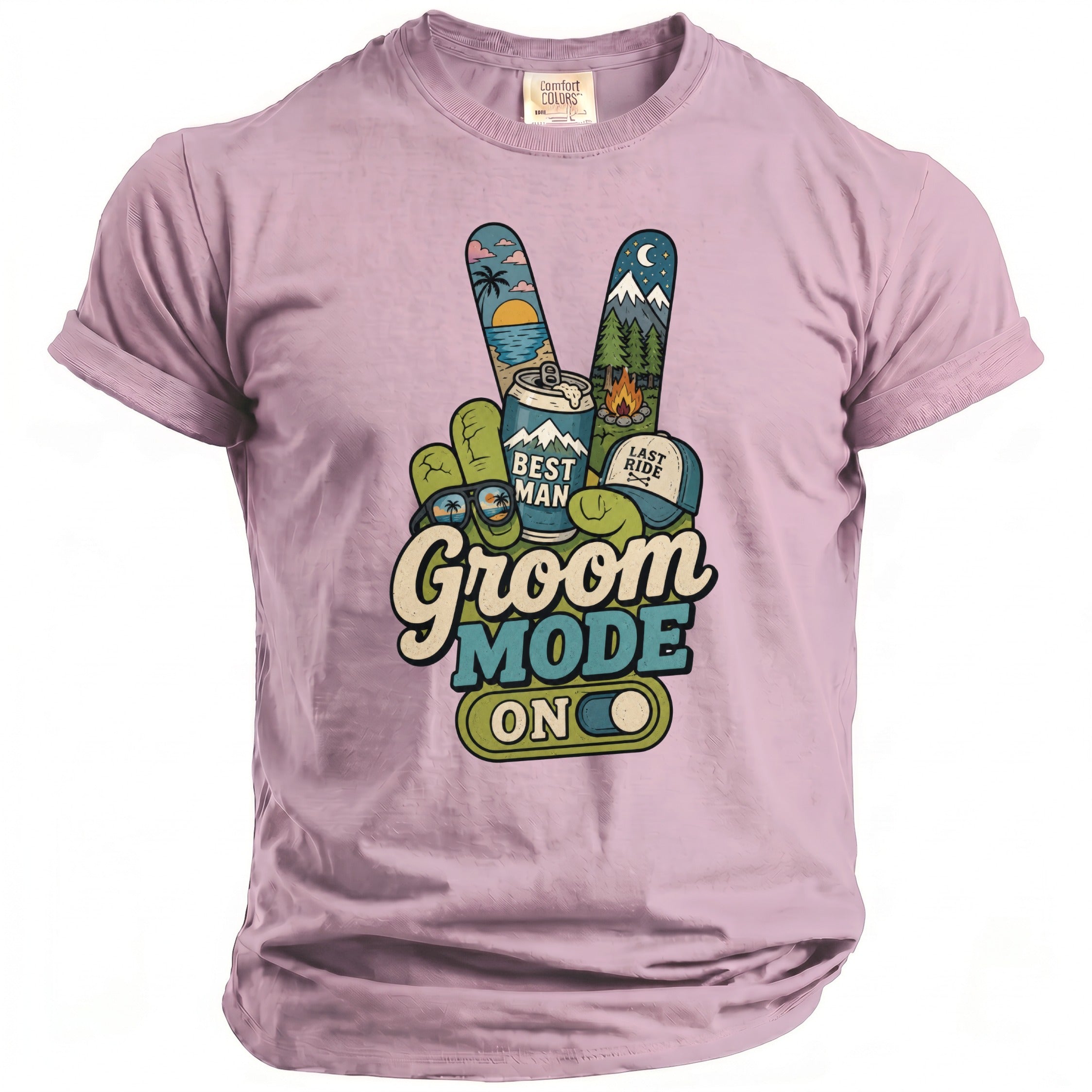 Groom Mode Party T-Shirt - Midnight Gents