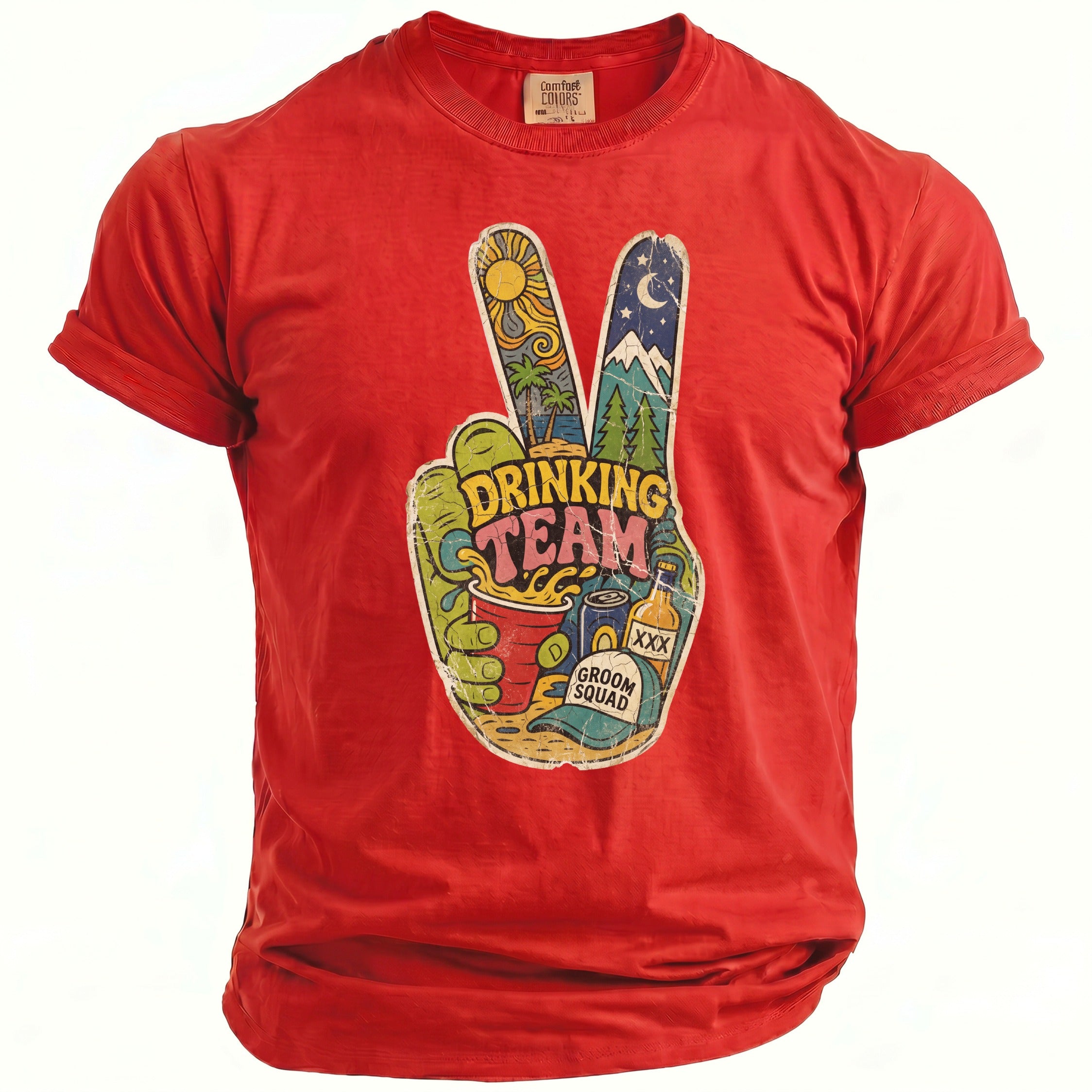 Drinking Team Bachelor T-Shirt - Midnight Gents