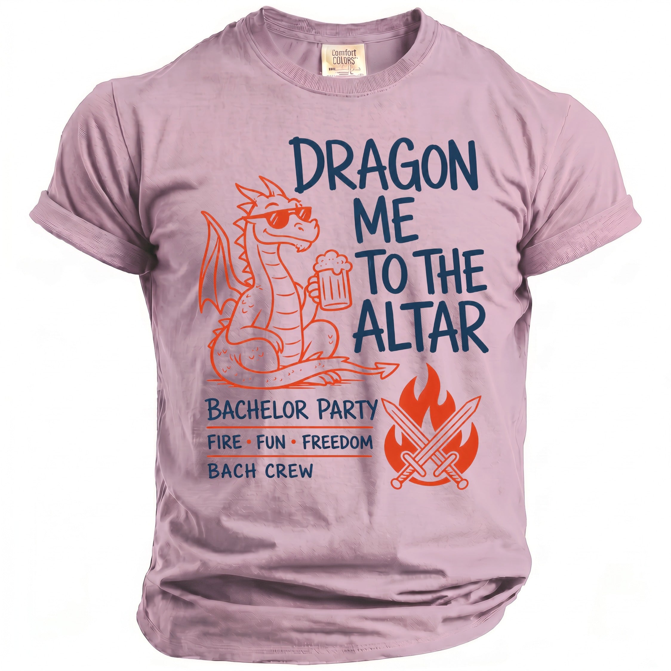 Dragon Altar Bachelor Party T-Shirt - Midnight Gents