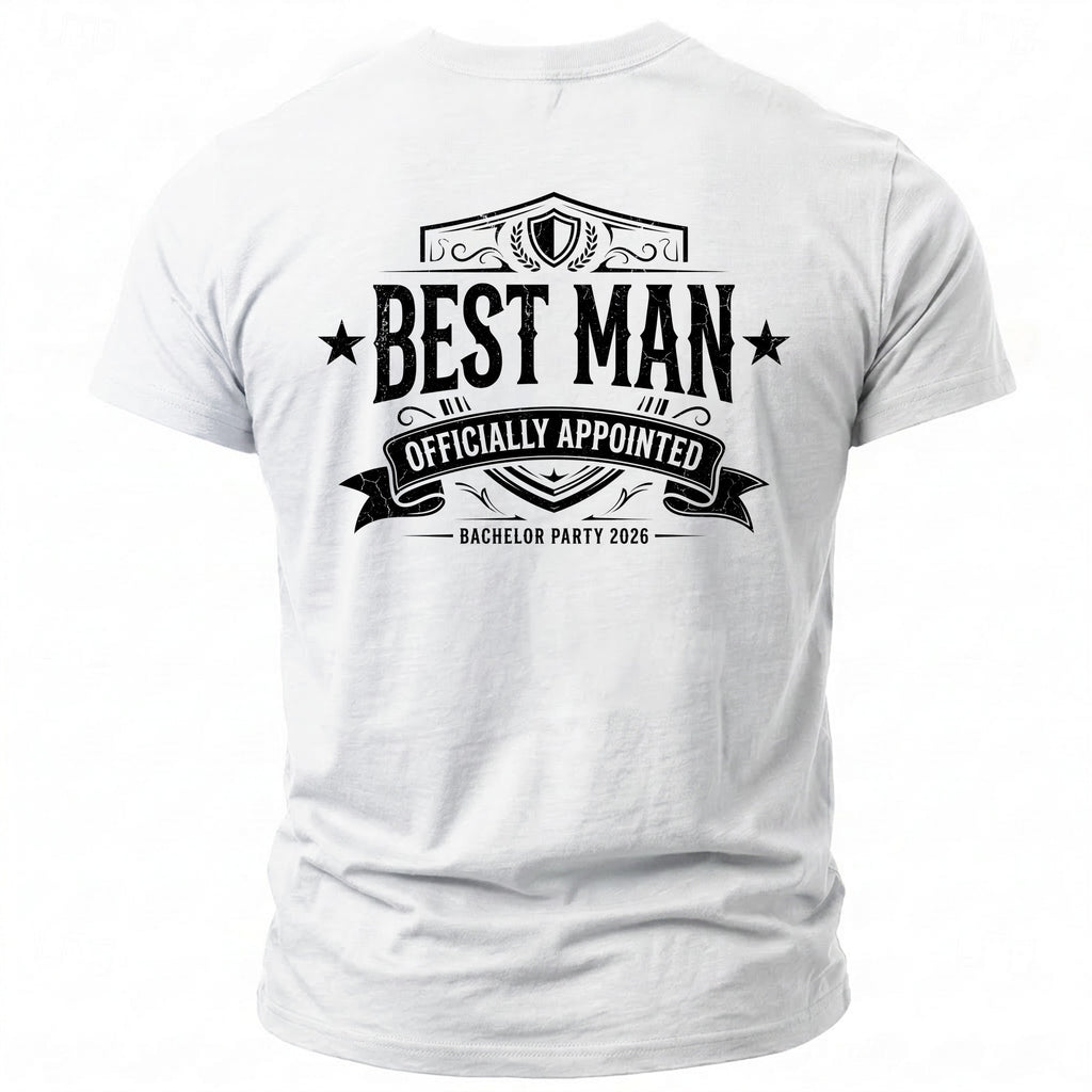 Best Man Event T-Shirt - Midnight Gents
