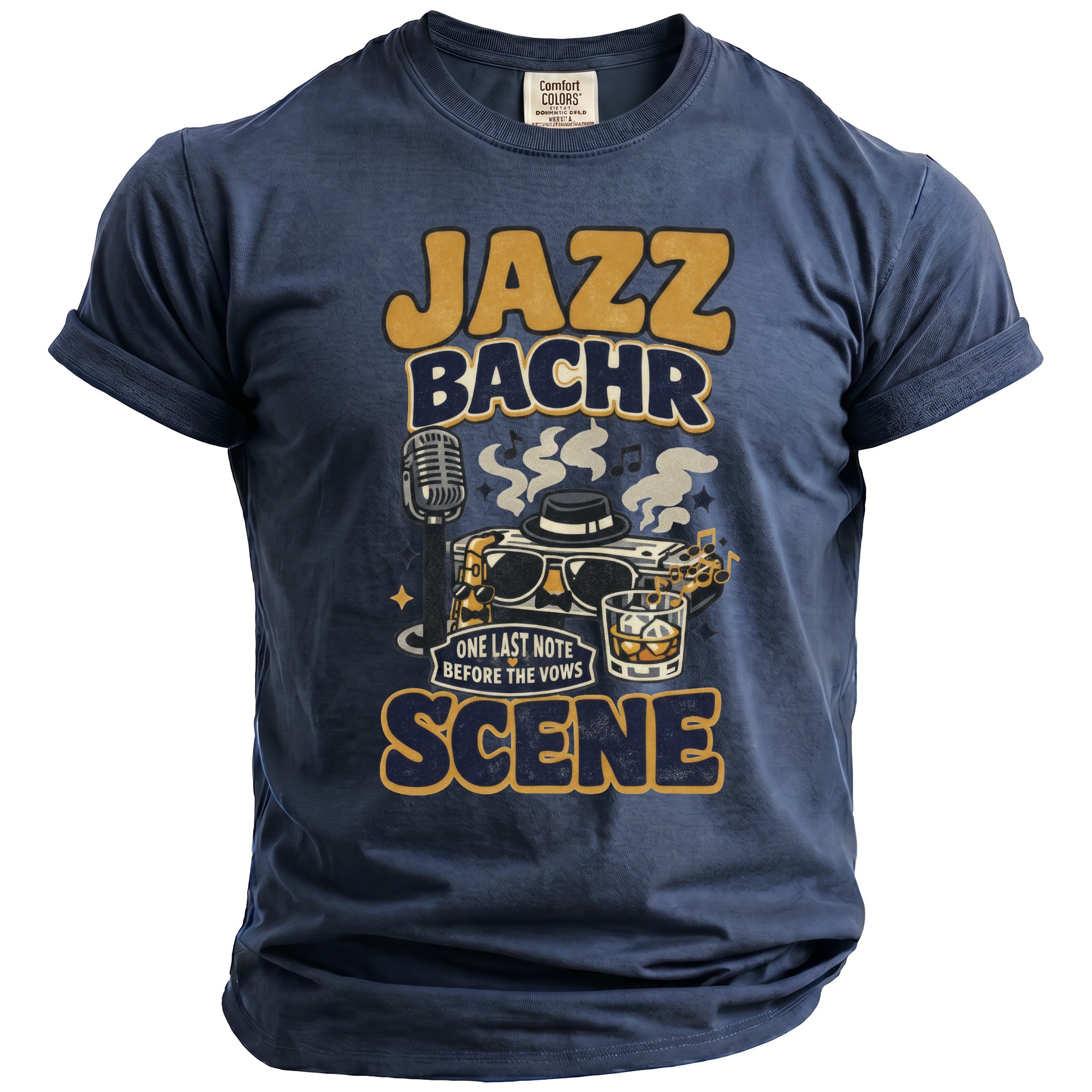 Jazz Bachr Scene T-Shirt - Midnight Gents
