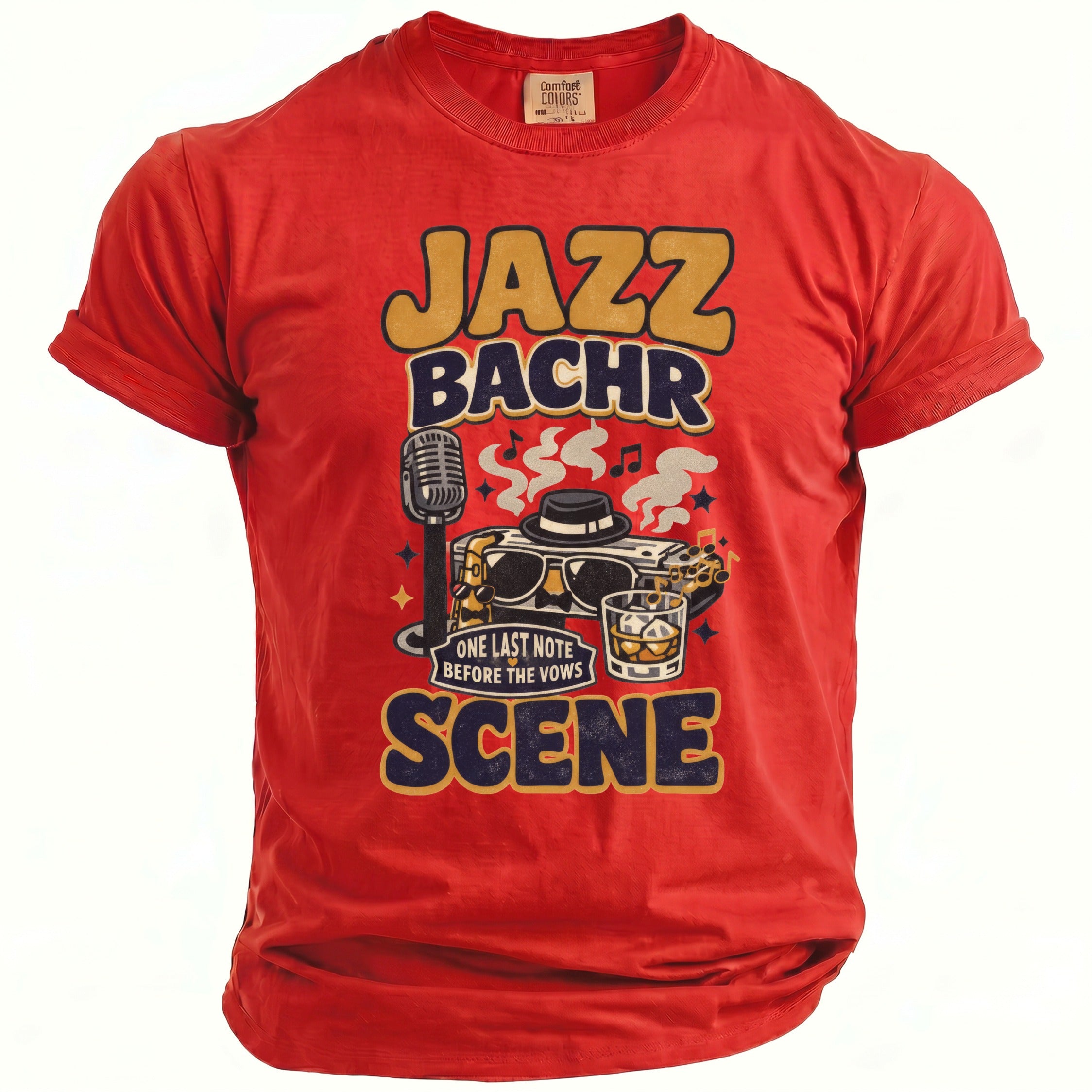 Jazz Bachr Scene T-Shirt - Midnight Gents