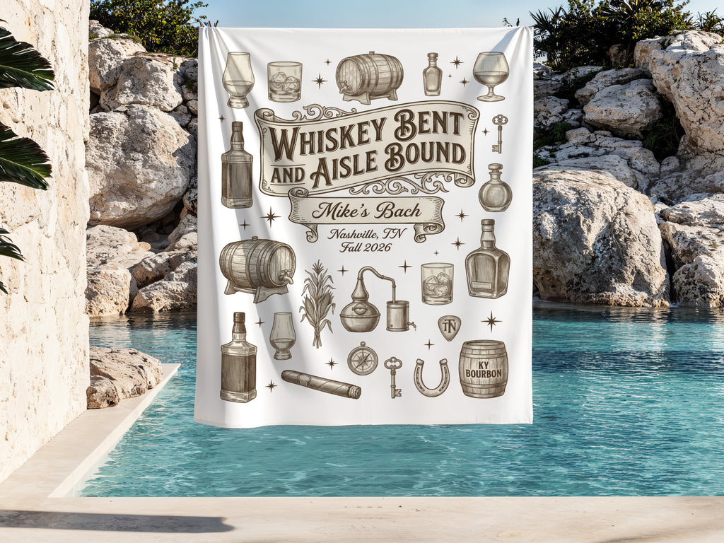 Whiskey Bent Aisle Bound Tapestries - Midnight Gents