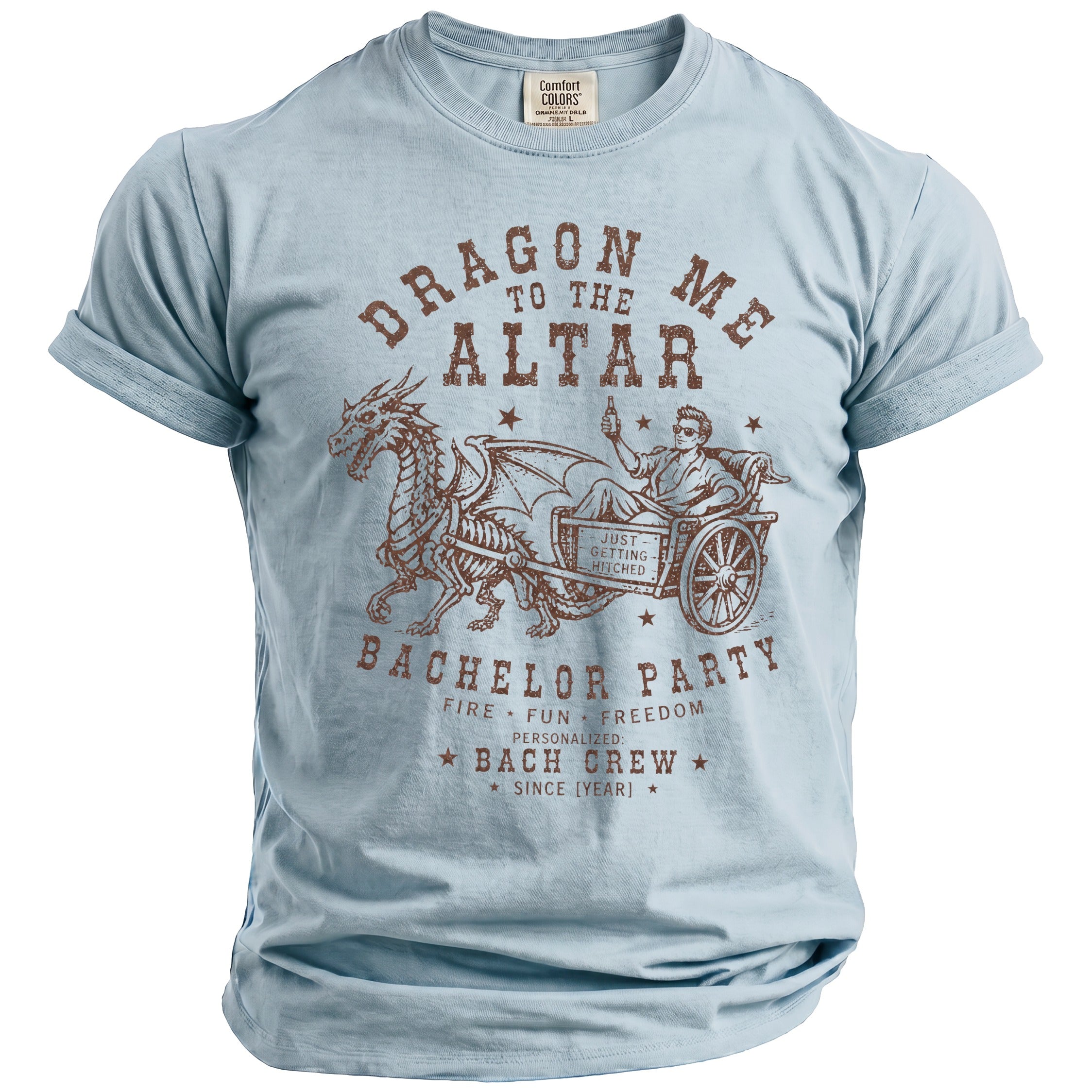 Dragon Altar Bachelor Party Tee - Midnight Gents