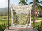 Golf-themed banner with "Handicapped for Life" and "Mike's Bach" text.