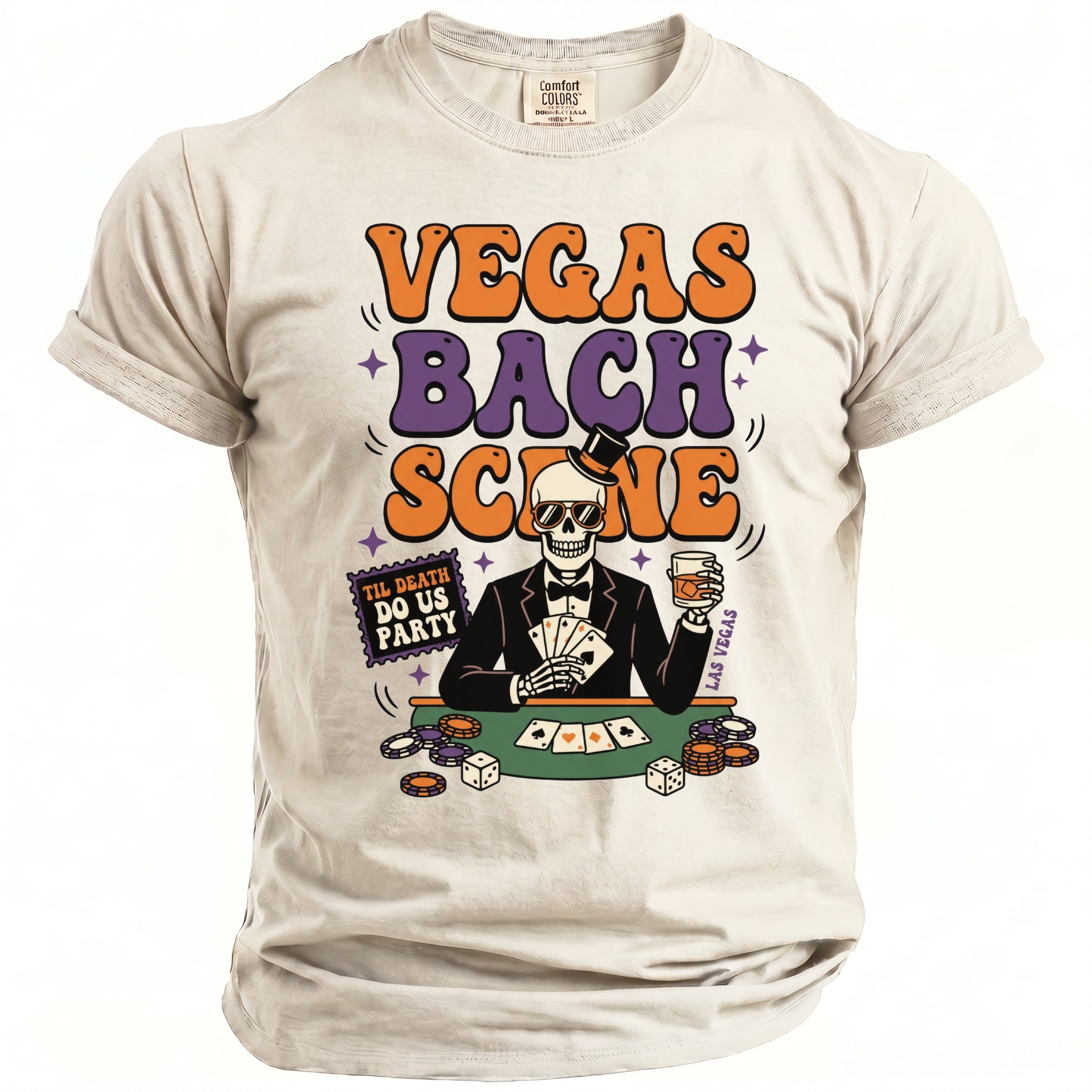 Vegas Bachelor Scene T-Shirt - Midnight Gents
