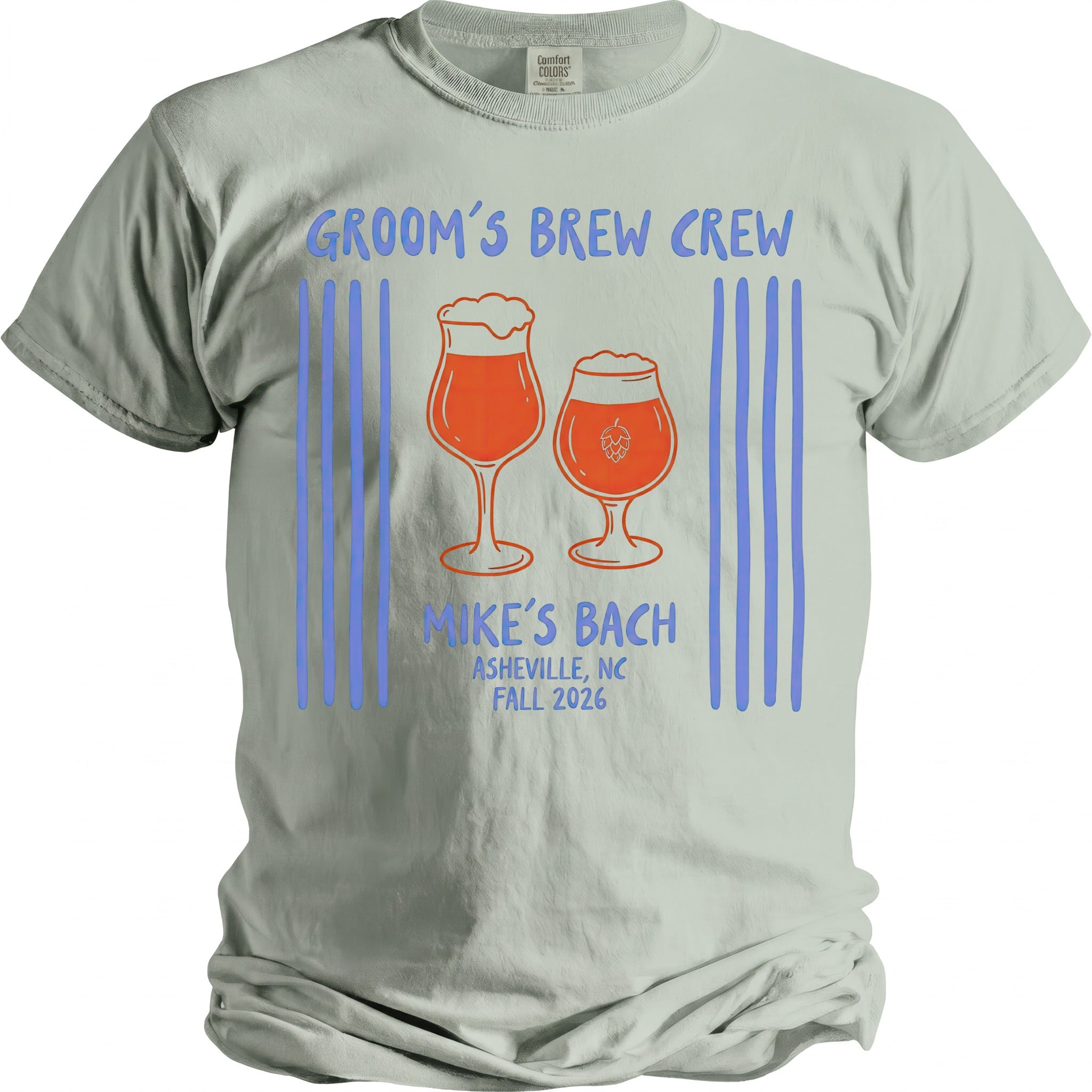 Groom's Brew Crew T-Shirt - Midnight Gents