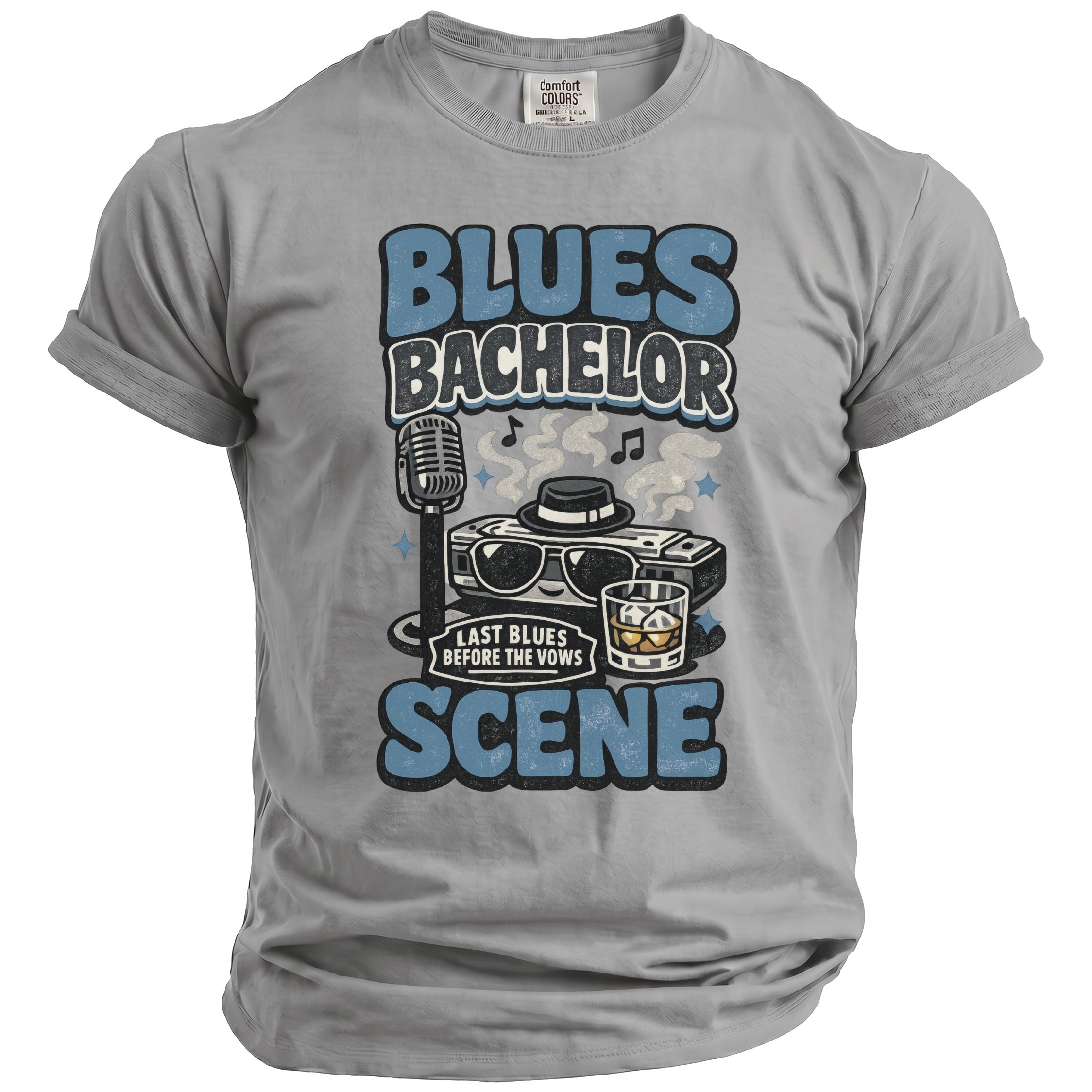 Blues Bachelor T-Shirt - Midnight Gents