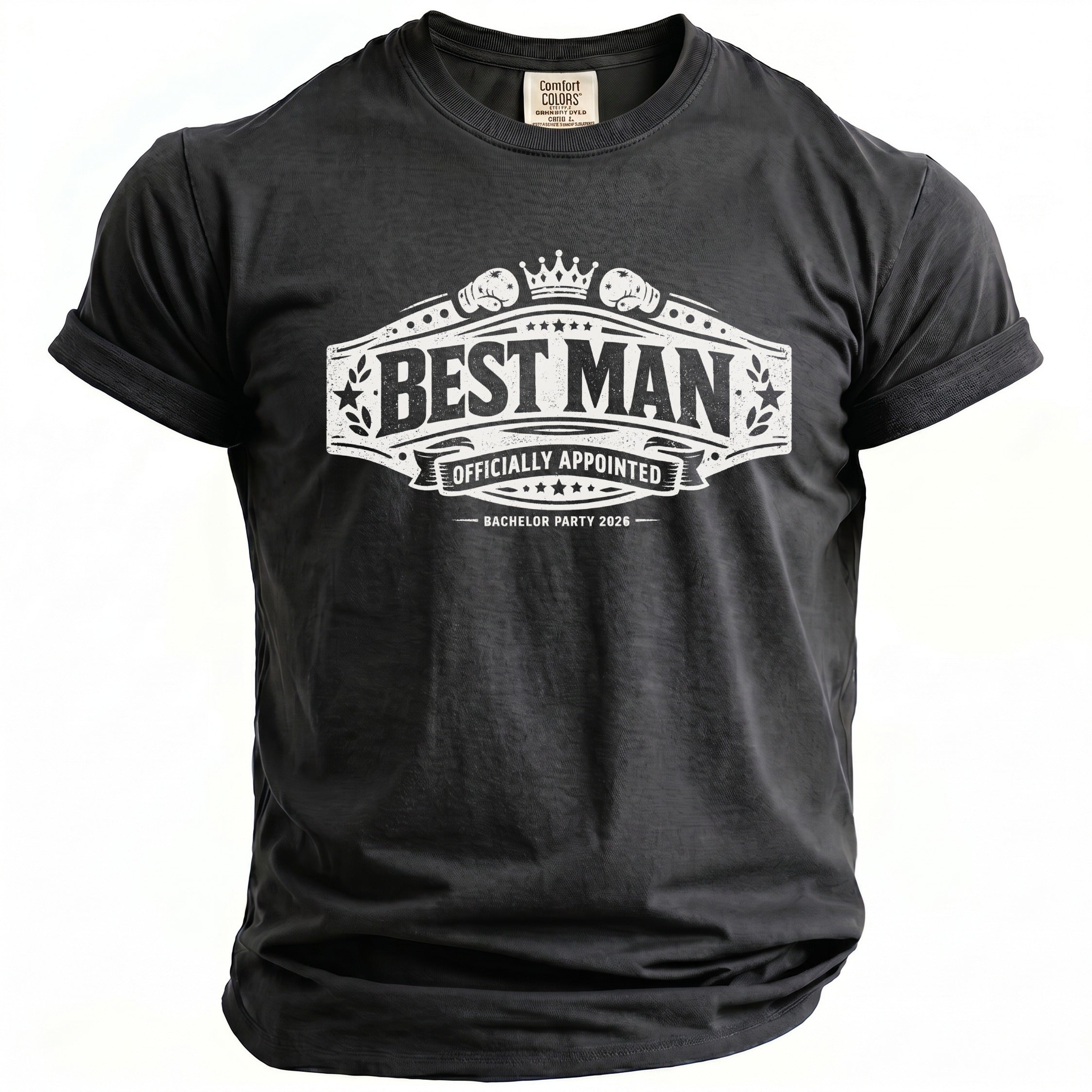 Best Man Bachelor T-Shirt - Midnight Gents
