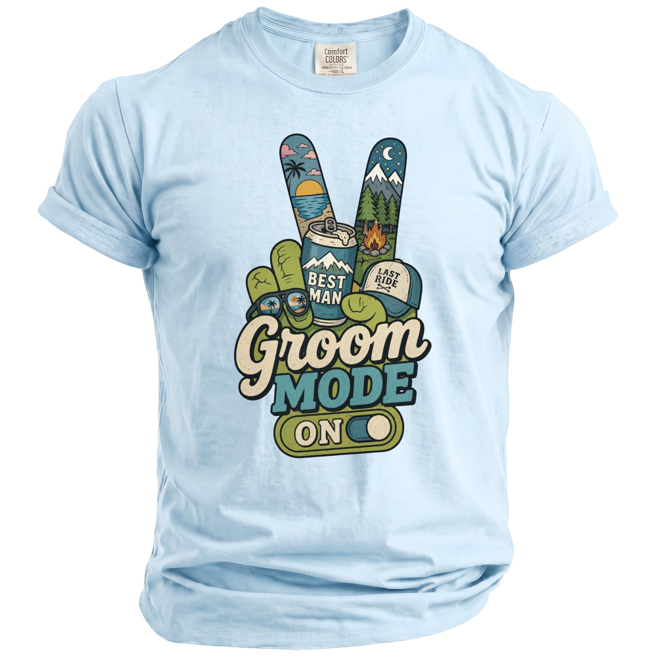 Groom Mode Party T-Shirt - Midnight Gents