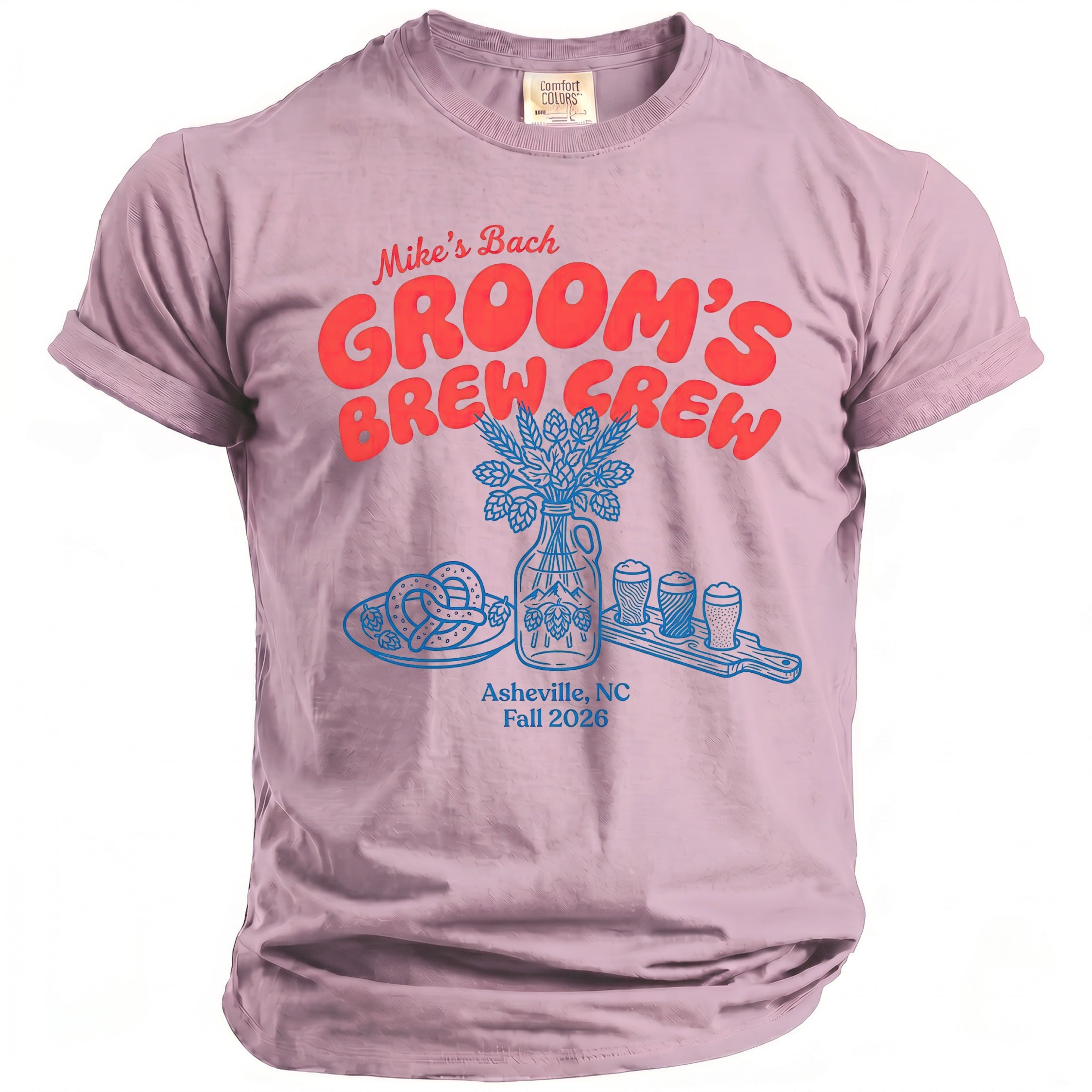 Groom's Brew Crew Tee - Midnight Gents