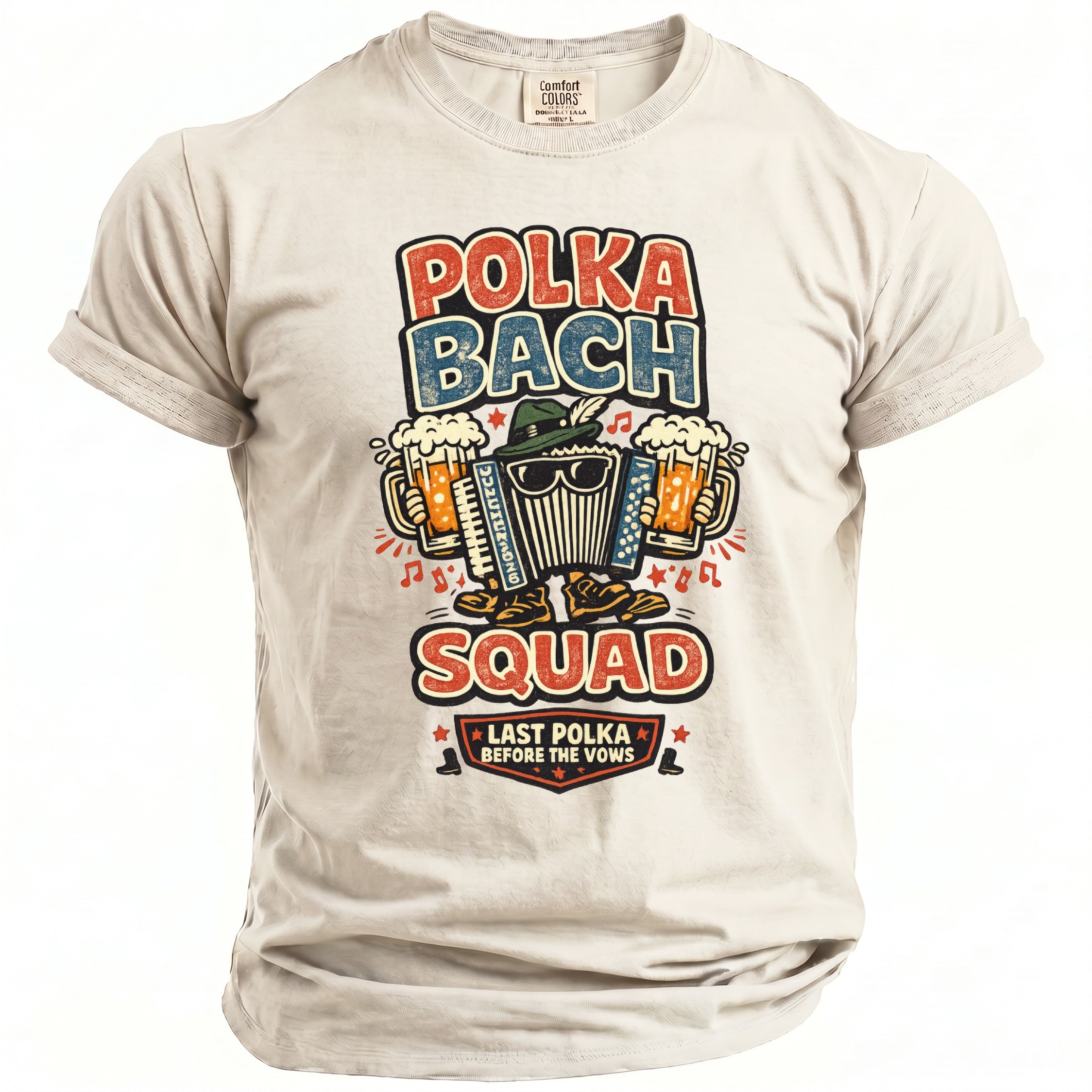 Polka Bach Squad T-Shirt - Midnight Gents