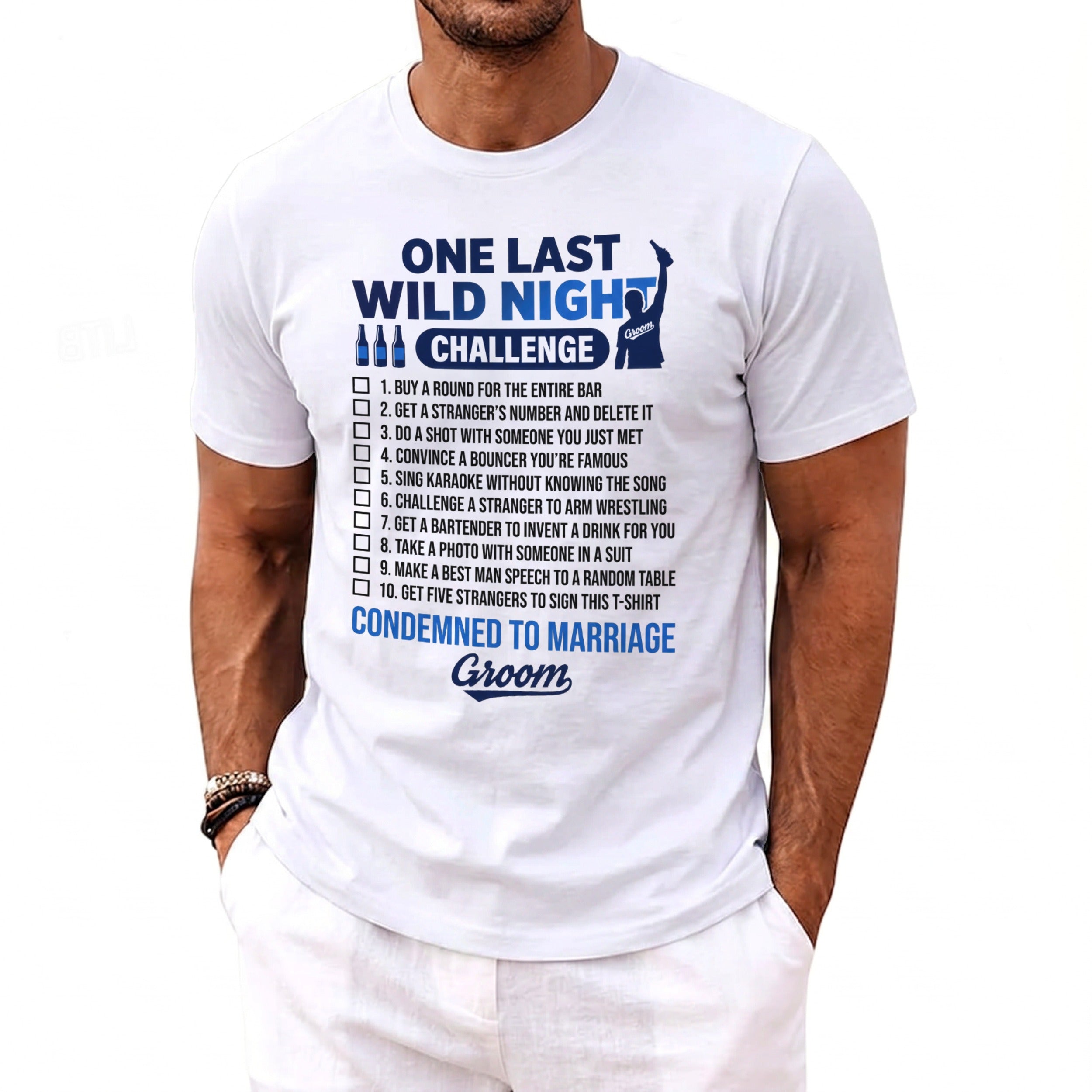 Last Wild Night Challenge Tee - Midnight Gents
