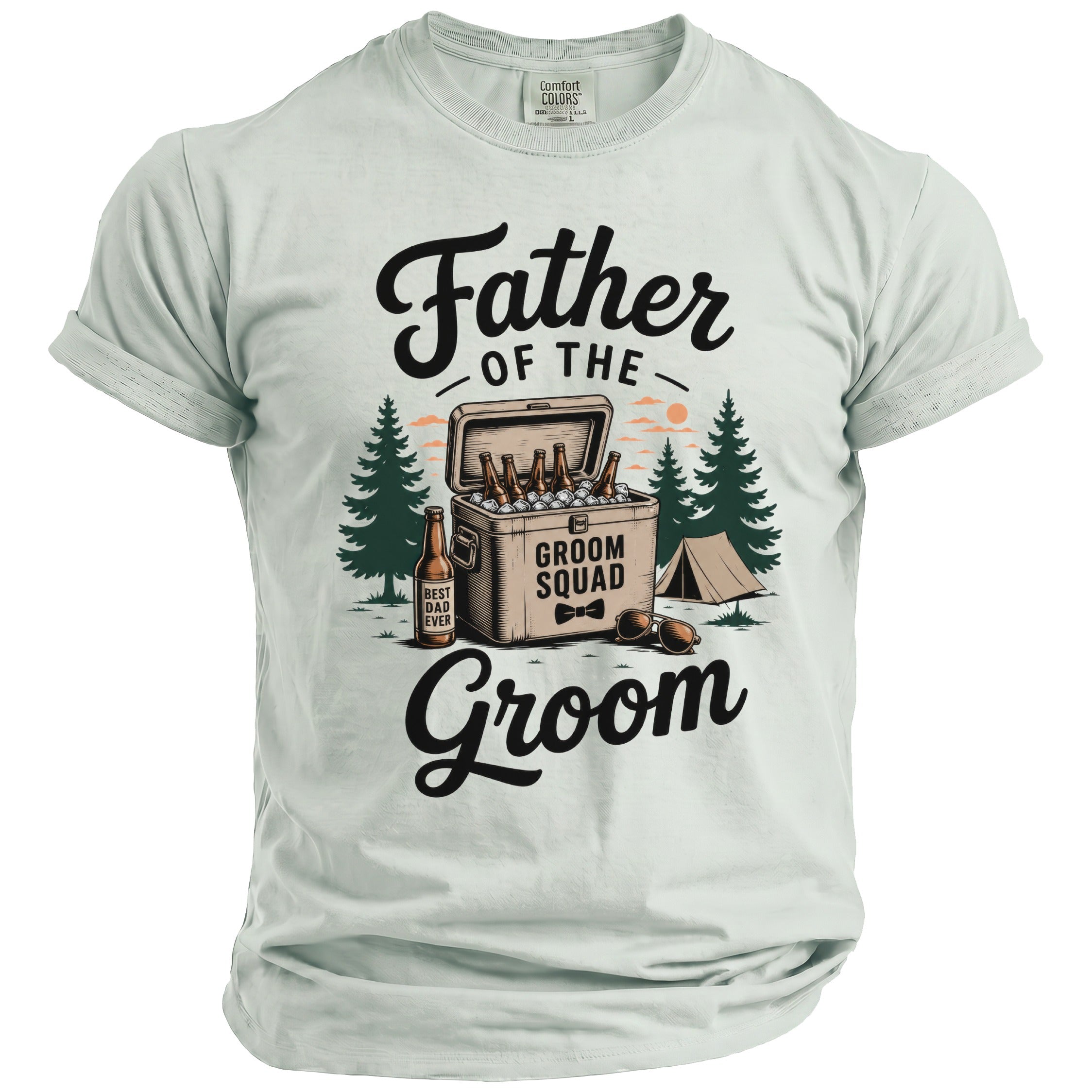 Father Groom Squad T-Shirt - Midnight Gents
