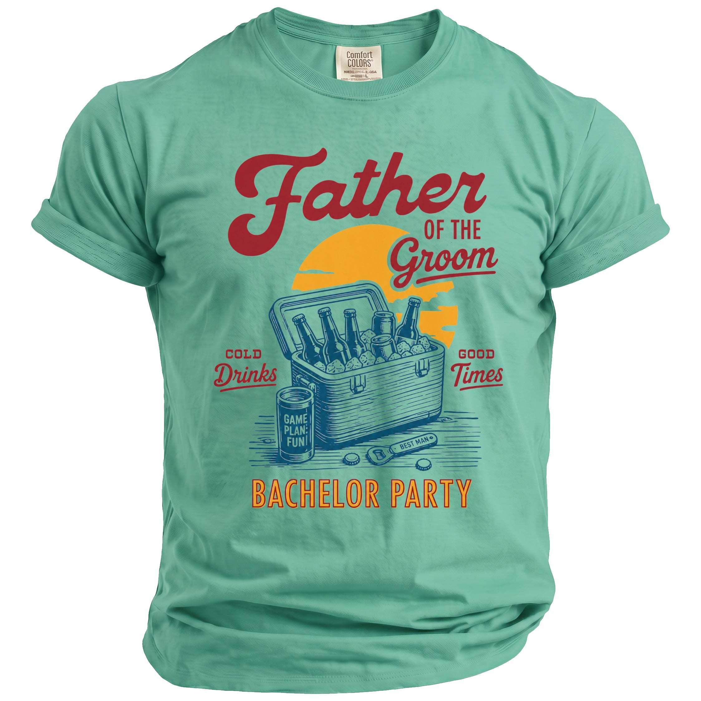 Father Groom Bachelor T-Shirt - Midnight Gents