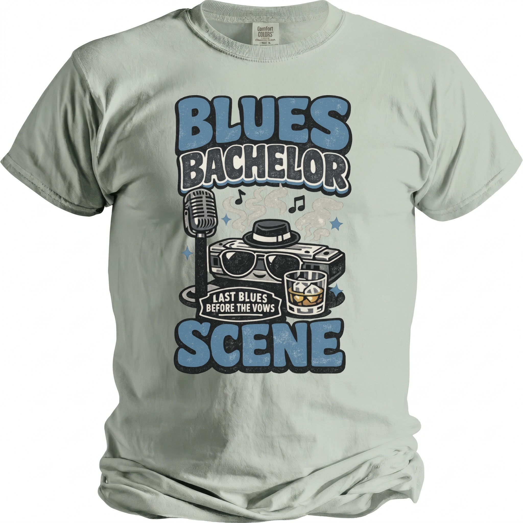 Blues Bachelor T-Shirt - Midnight Gents