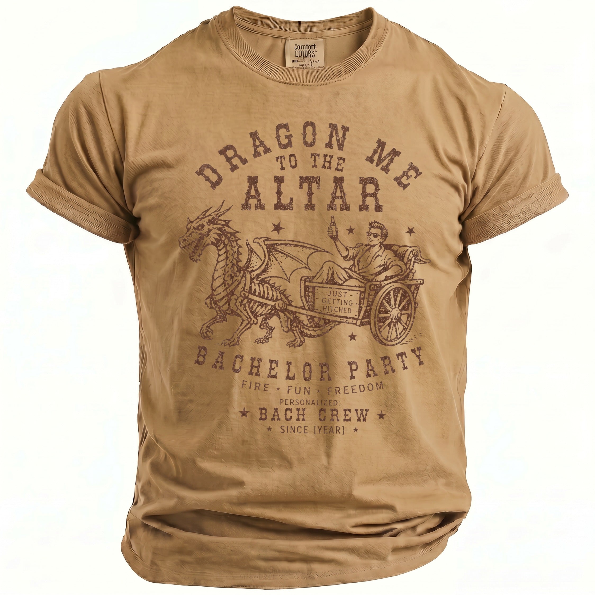 Dragon Altar Bachelor Party Tee - Midnight Gents