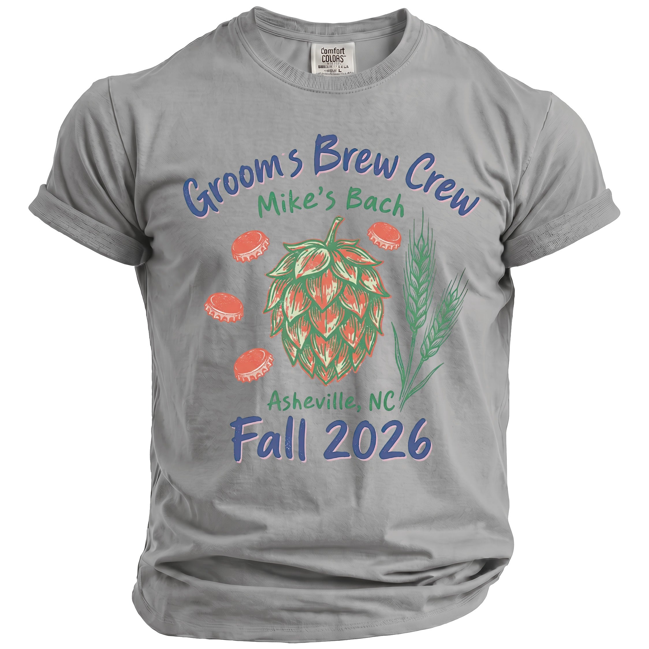Groom's Brew Crew T-Shirt - Midnight Gents