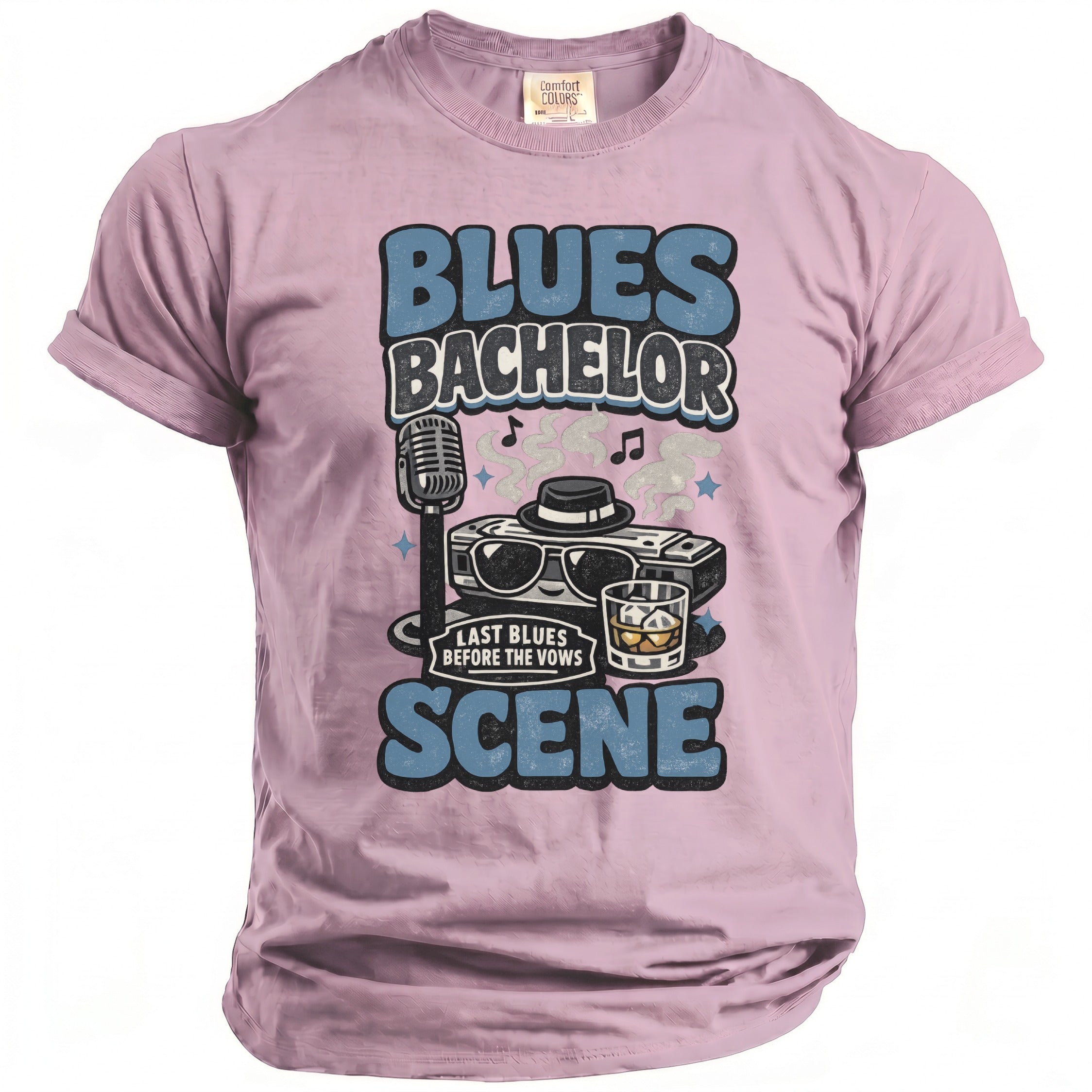Blues Bachelor T-Shirt - Midnight Gents