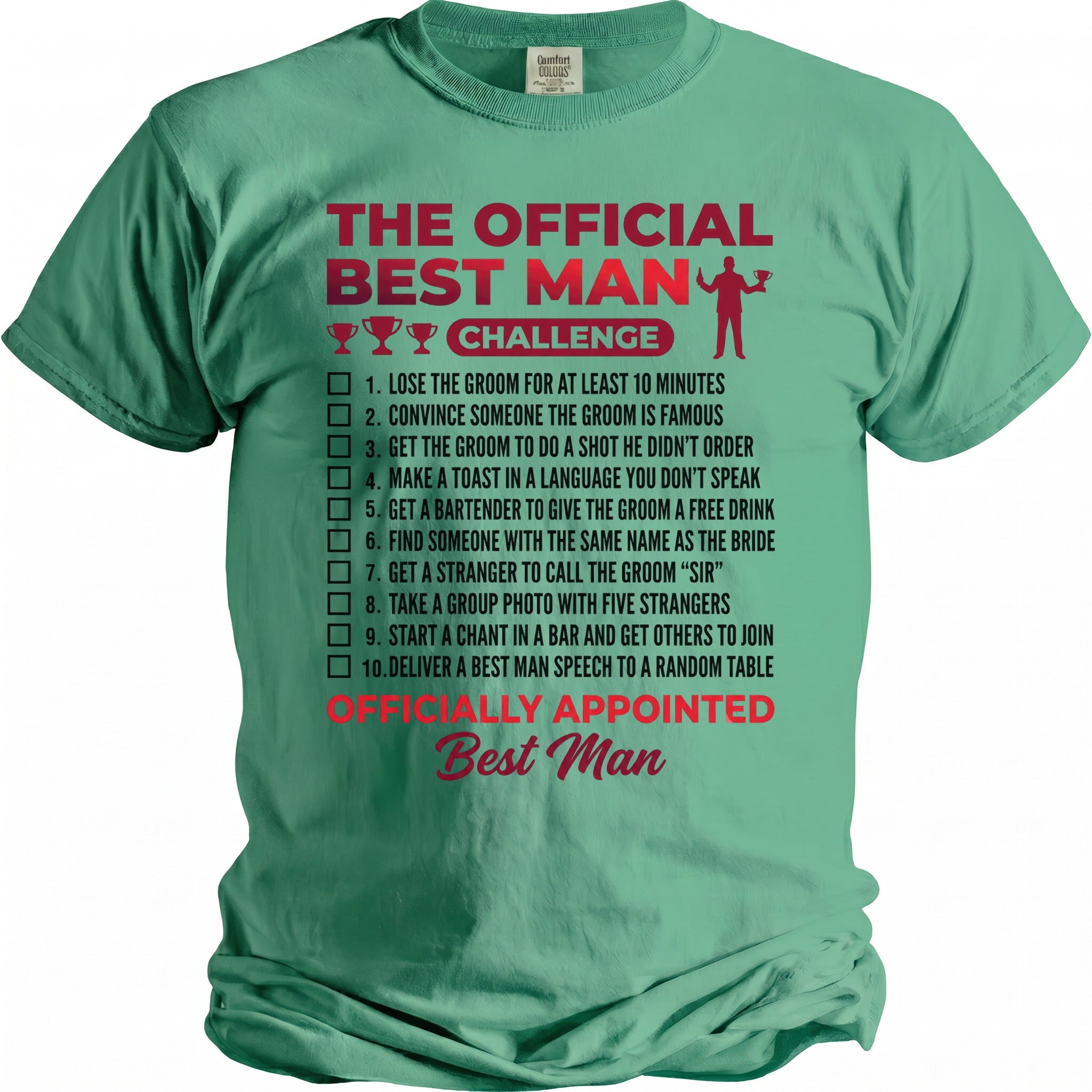 Best Man Challenge T-Shirt - Midnight Gents