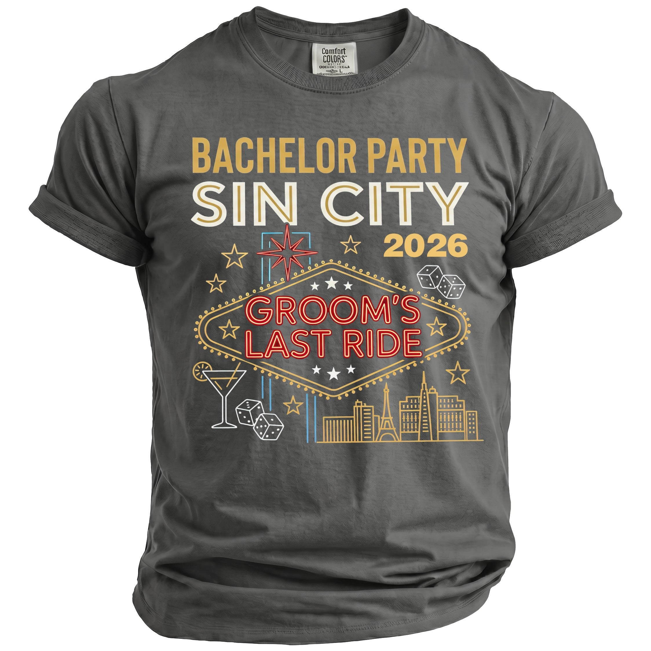 Sin City Party T-Shirt - Midnight Gents