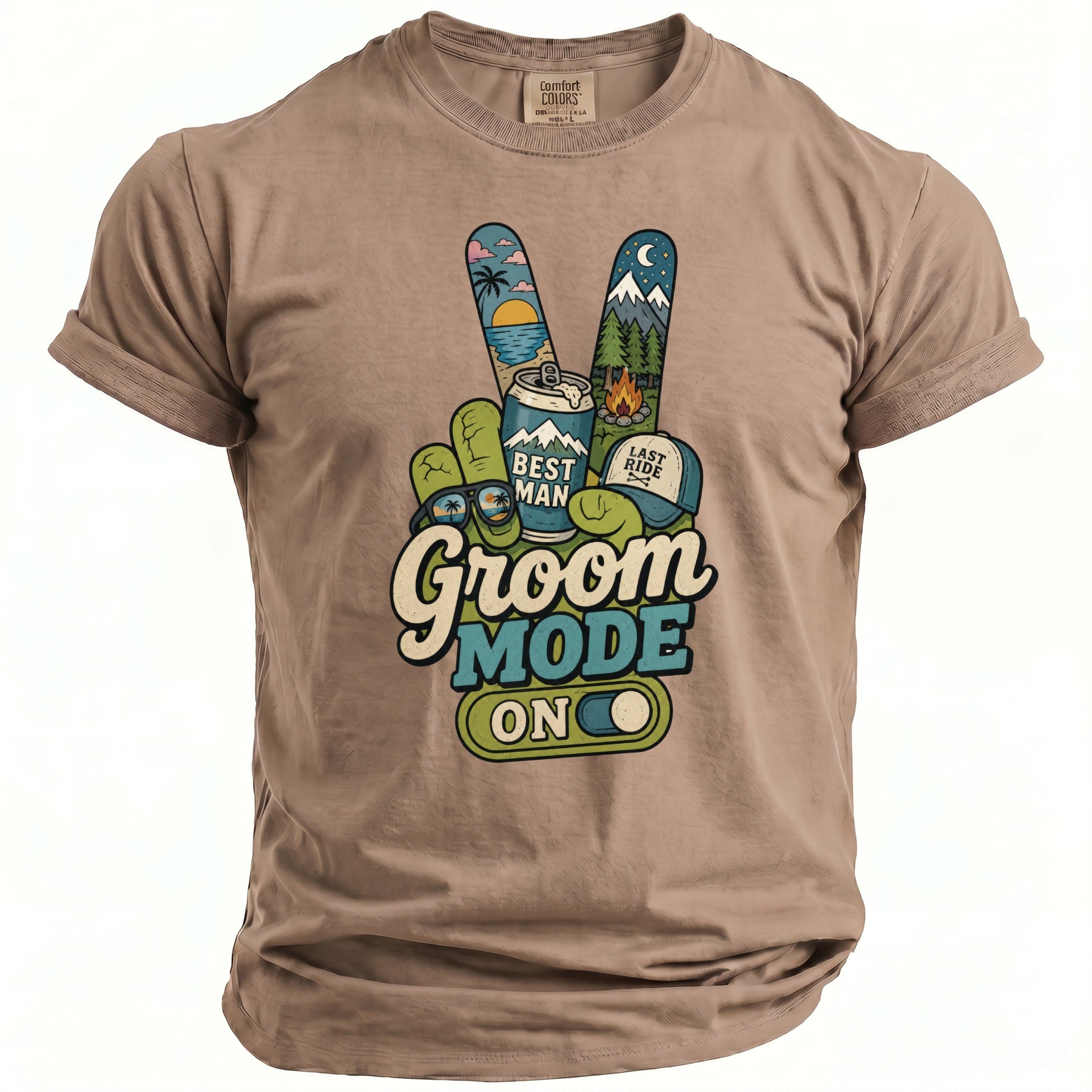 Groom Mode Party T-Shirt - Midnight Gents