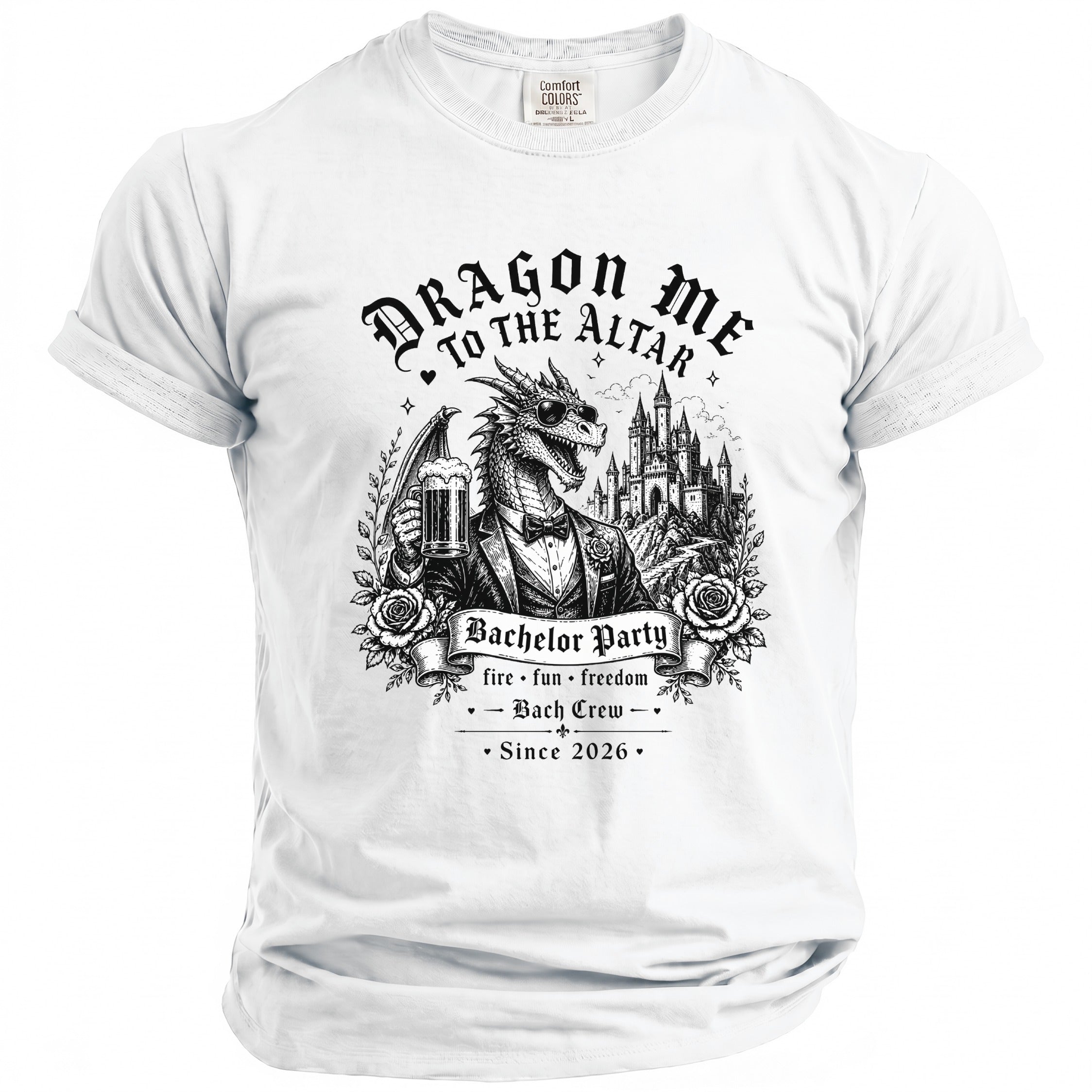 Altar Dragon Bachelor Tee - Midnight Gents