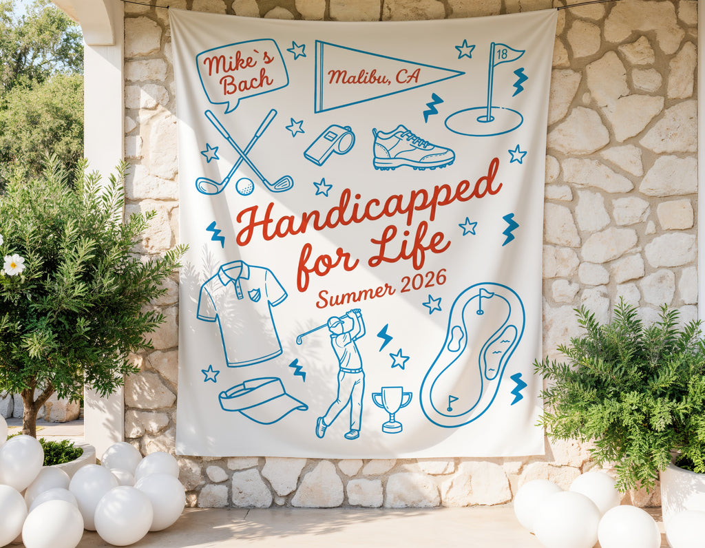 Banner for "Mike's Bach", Malibu, CA, "Handicapped for Life Summer 2026".