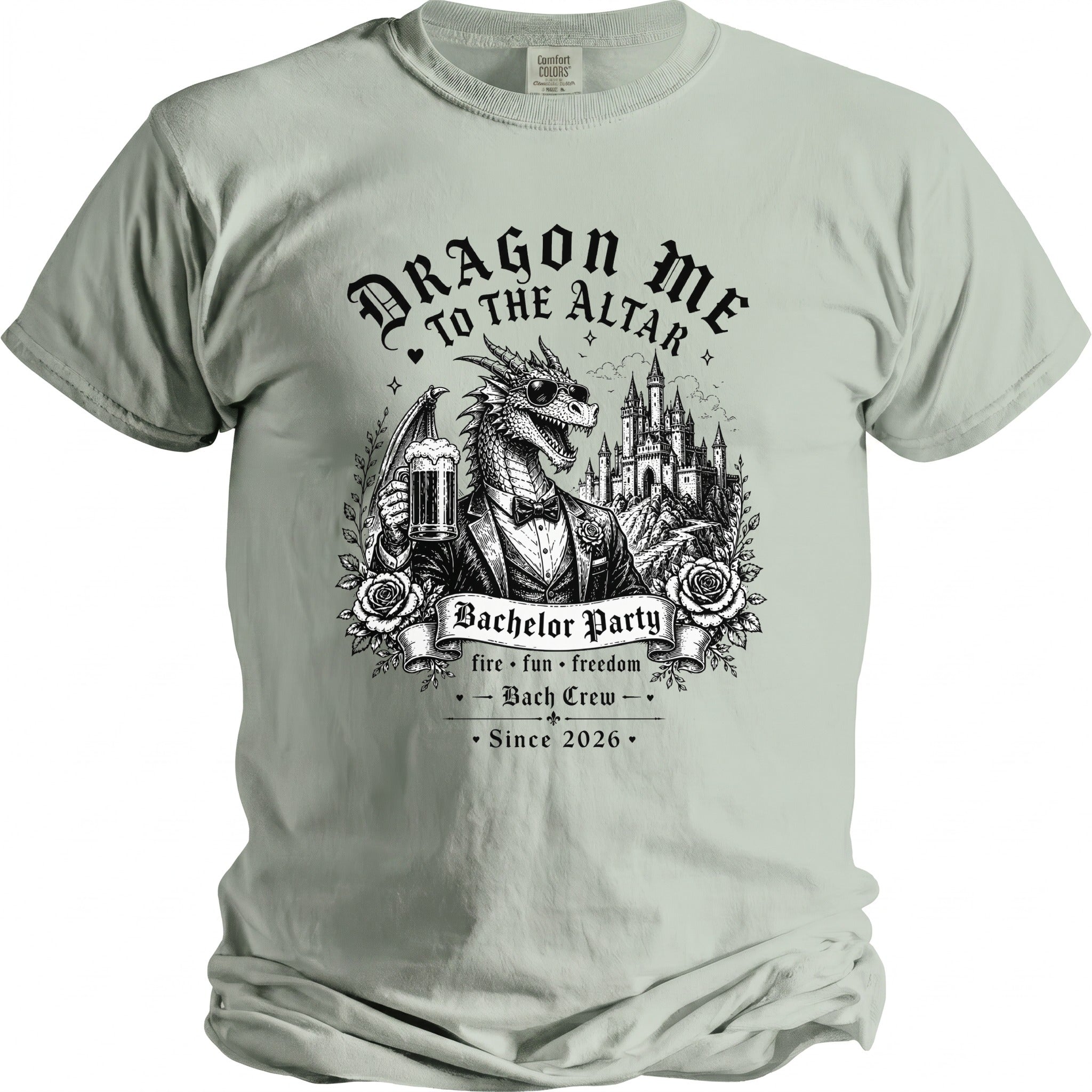 Altar Dragon Bachelor Tee - Midnight Gents