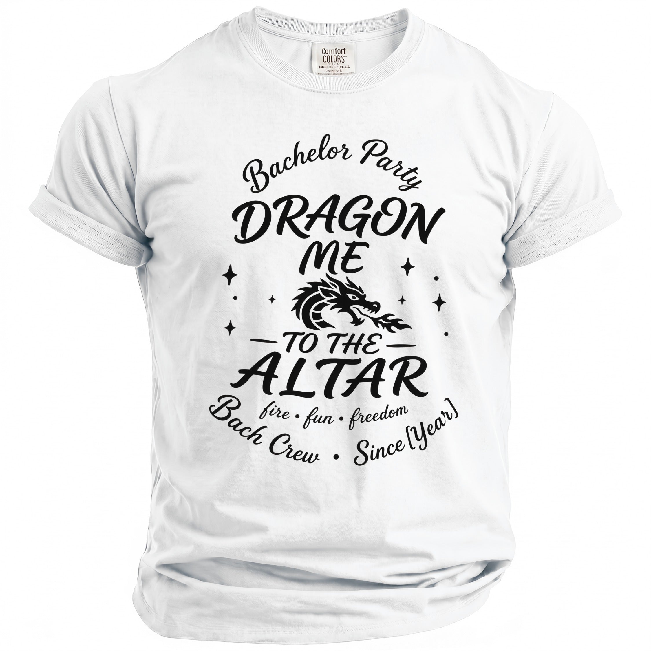 Dragon Bachelor Party T-Shirt - Midnight Gents
