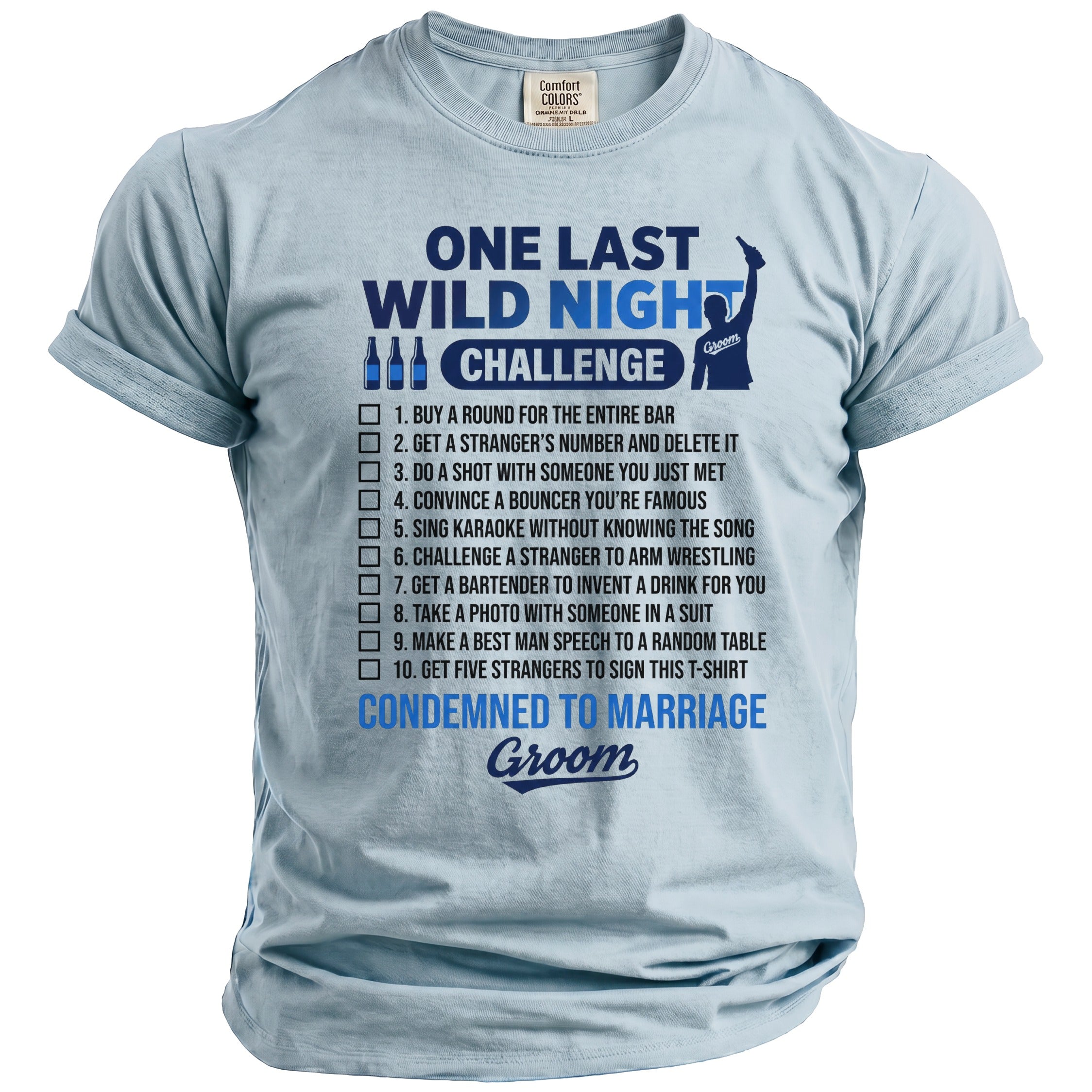Last Wild Night Challenge Tee - Midnight Gents