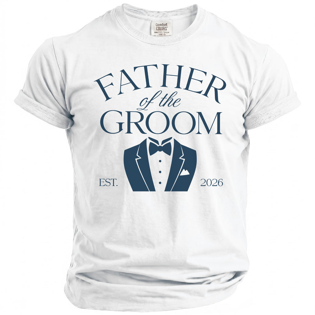 Father Groom Tuxedo T-Shirt - Midnight Gents