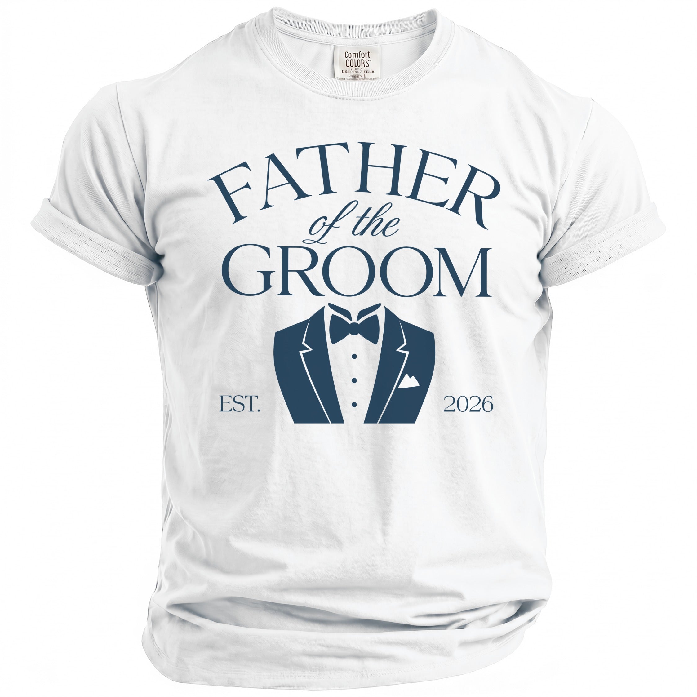 Father Groom Tuxedo T-Shirt - Midnight Gents