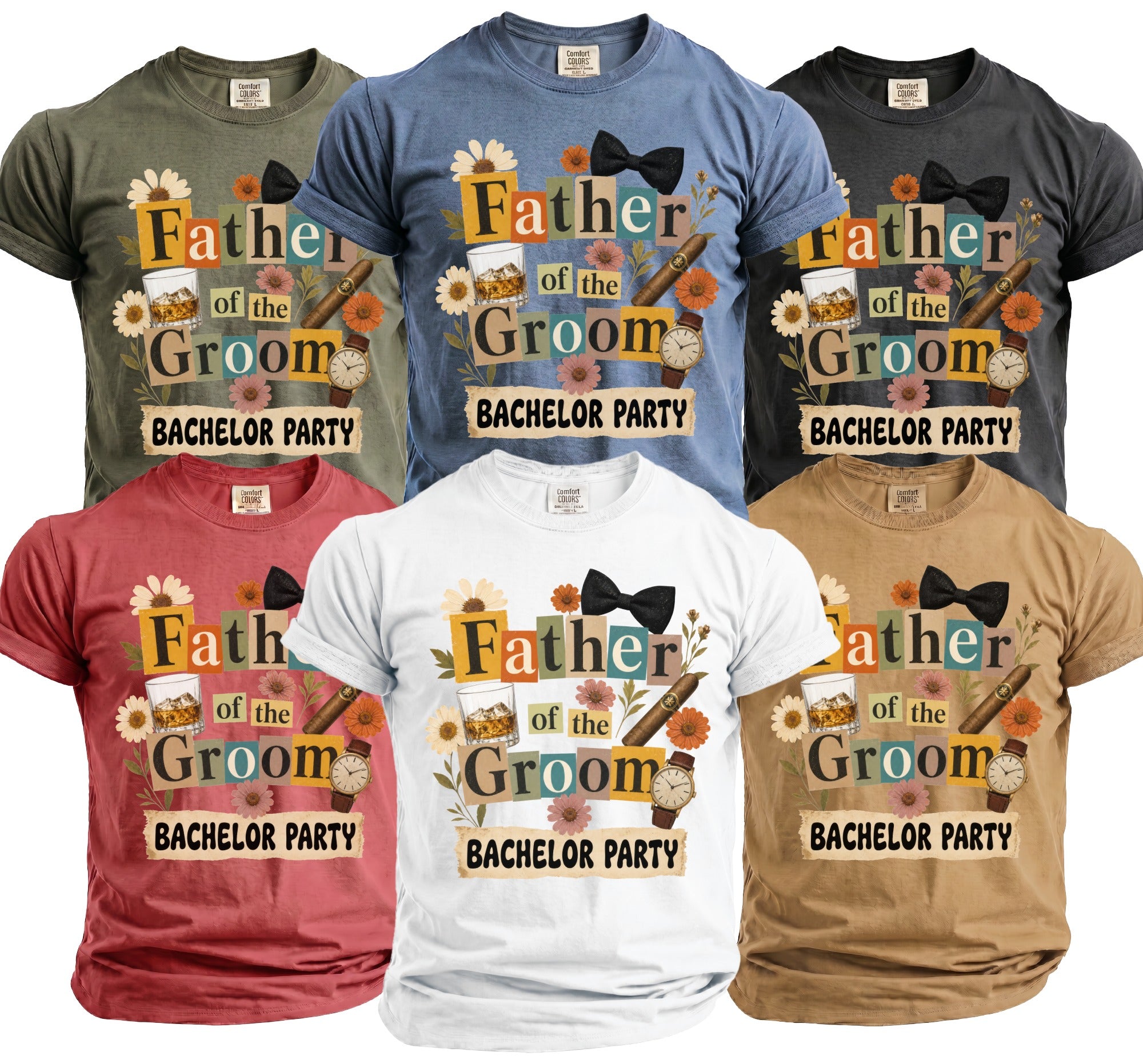 Father of Groom T-Shirt - Midnight Gents