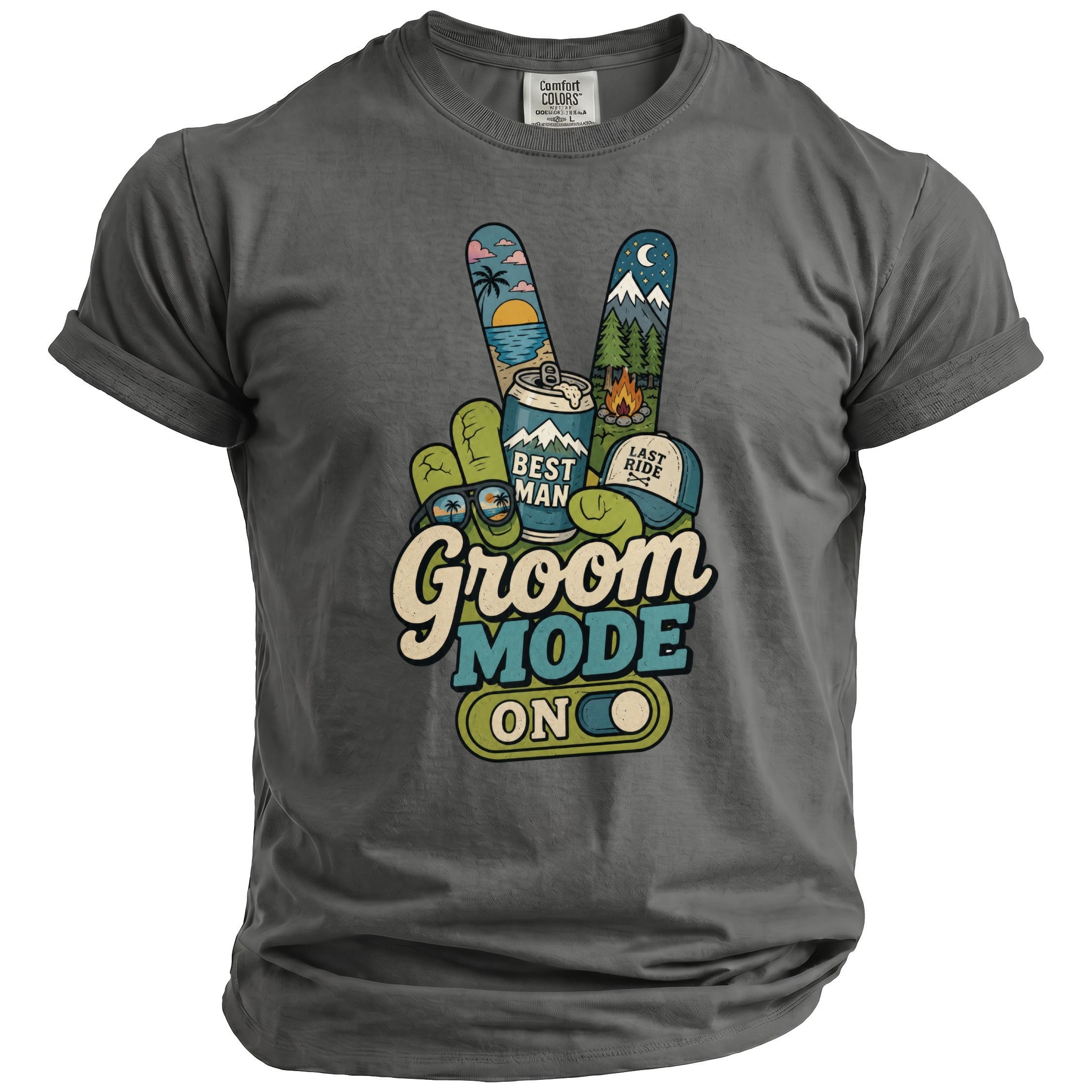 Groom Mode Party T-Shirt - Midnight Gents