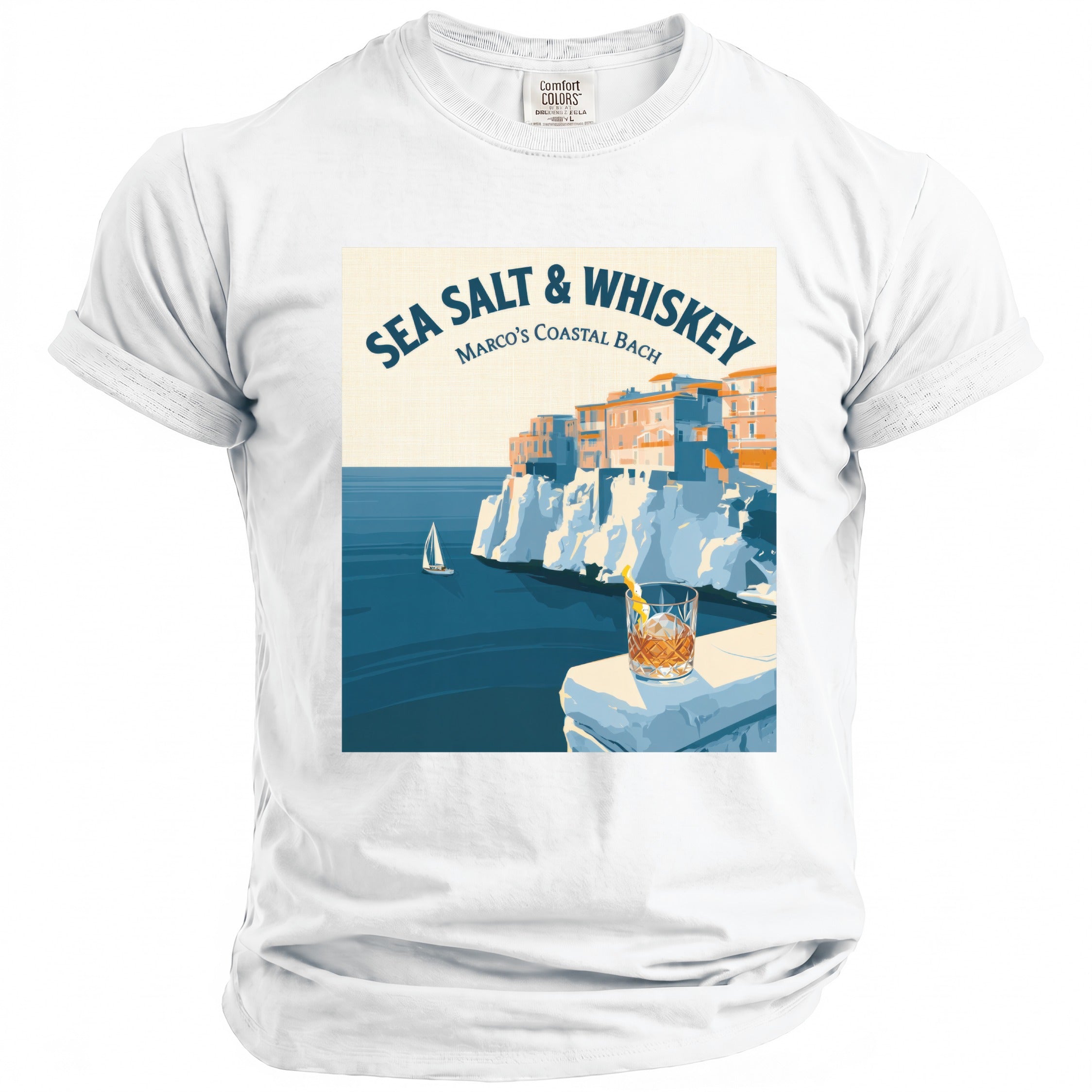 Coastal Bach Party Tee - Midnight Gents