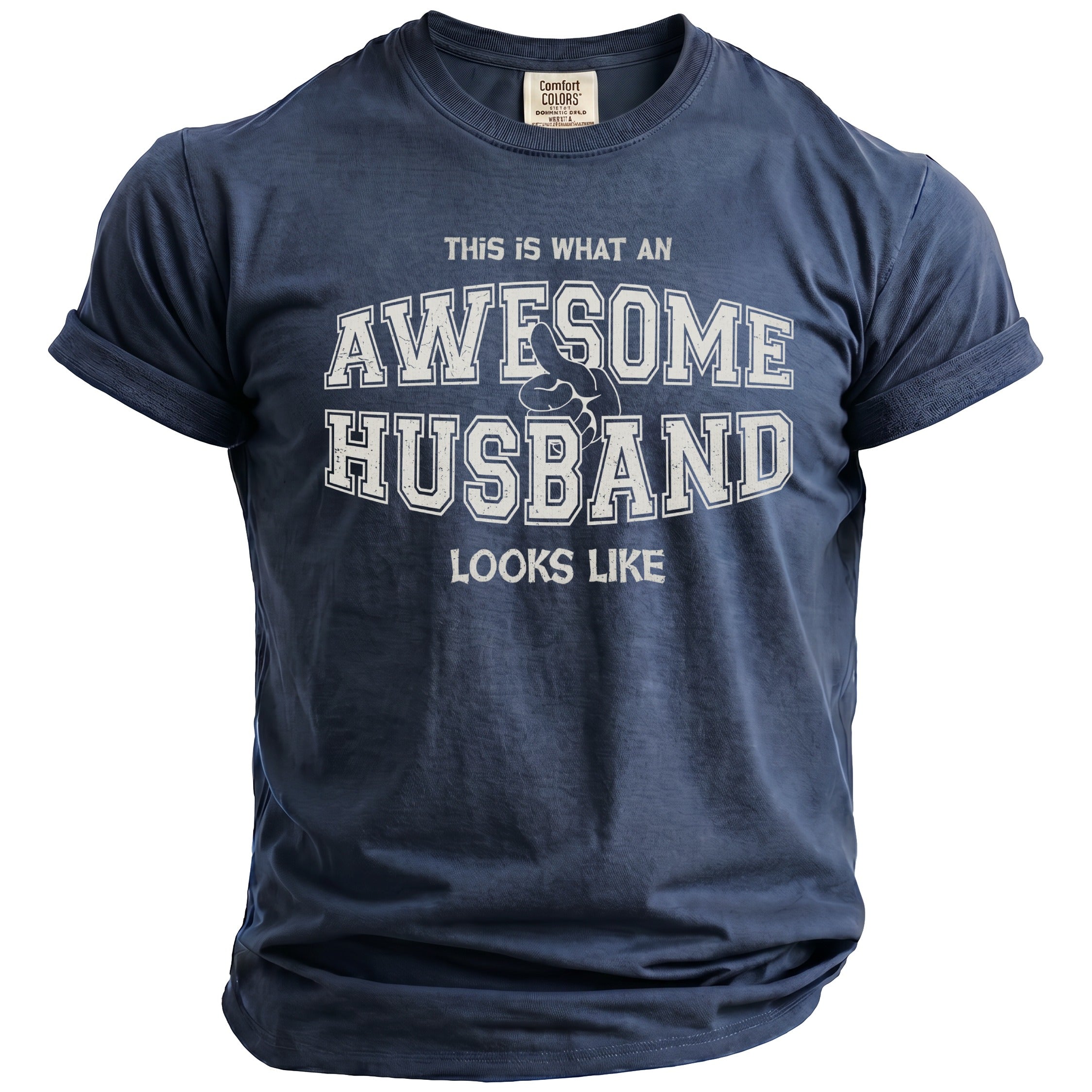 Husband Statement Tee - Midnight Gents